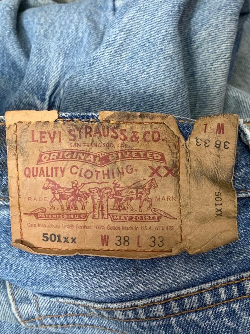 Levi's Vintage Clothing Vintage Levi’s 501xx Distressed Denim Size US 36 / EU 52 - 4 Thumbnail