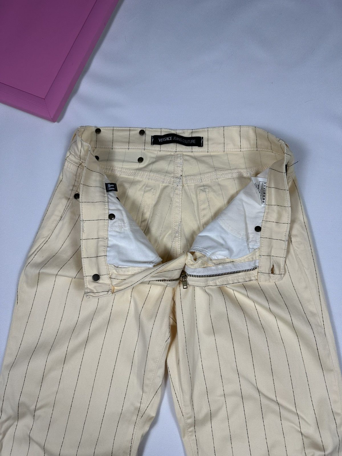 Versace Jeans Couture Versace Jeans Couture Vintage Striped Pants Trousers Disco Size 27" / US 4 / IT 40 - 10 Thumbnail
