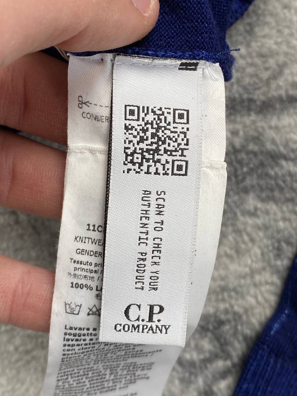 C.P. Company CP Company Wool Knit Sweater Men Size 48 Blue Size US M / EU 48-50 / 2 - 6 Thumbnail