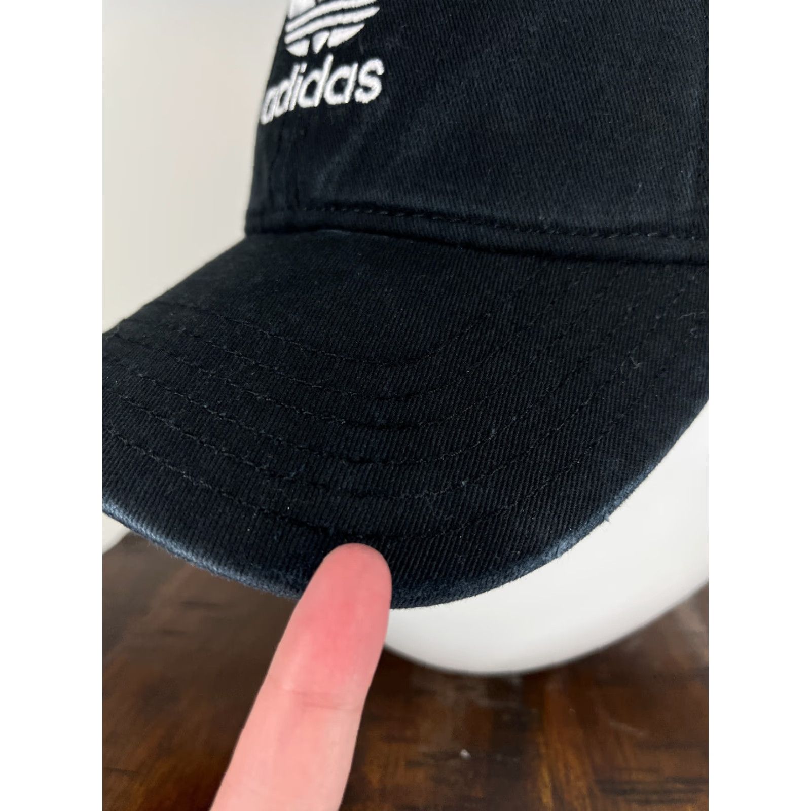 Adidas Adidas Golf Hat Strap Back One Size Black Adjustable 100% Cotton Twill Women’s Sports Size ONE SIZE - 4 Thumbnail