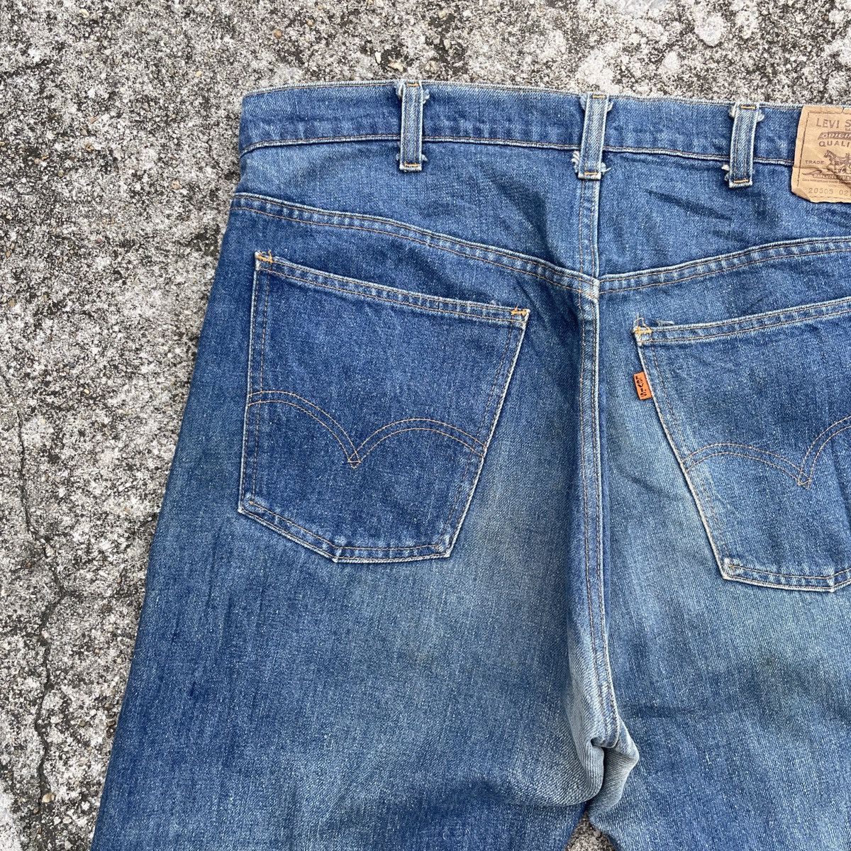 Levi's Vintage 80s Levis 505 Orange Tag Denim Jeans Size US 38 / EU 54 - 10 Thumbnail