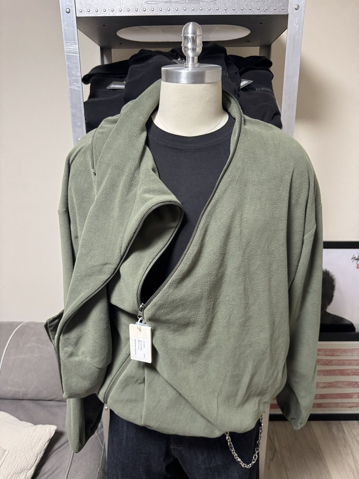 POST ARCHIVE FACTION (PAF) PAF Post Archive Faction 4.0+ Center Hoodie Green Size US L / EU 52-54 / 3 - 11 Thumbnail