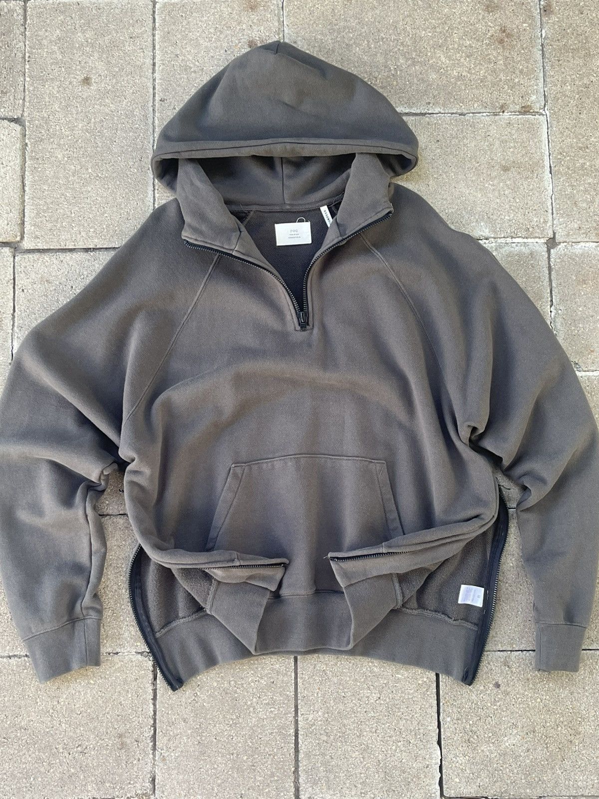 Fear of God Fear of god Fog Half Zip Sherpa Hoodie Fourth