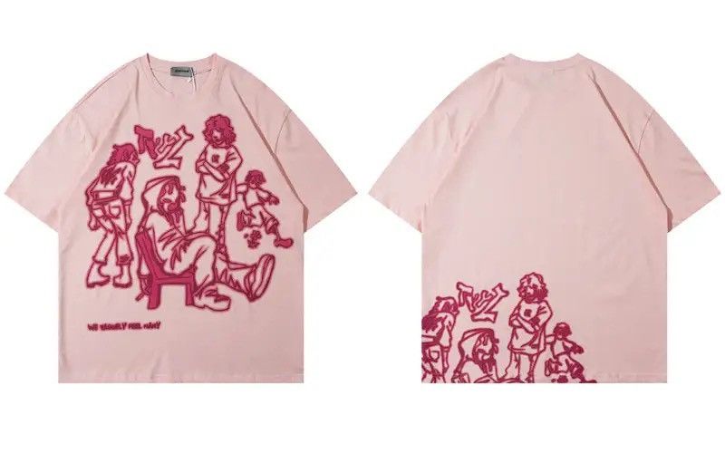 Vintage Harajuku Cartoon GraphicTshirt Oversized Size US M / EU 48-50 / 2 - 3 Thumbnail