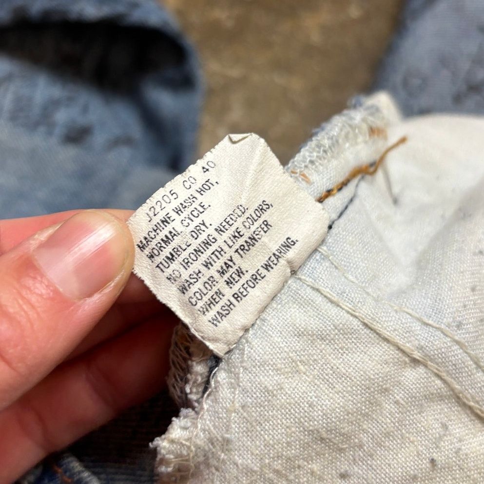 Levi's × Vintage Vintage 80s Levi's 505 Orange Tab Custom Jeans 36x36 (33x29) Size US 33 - 12 Thumbnail