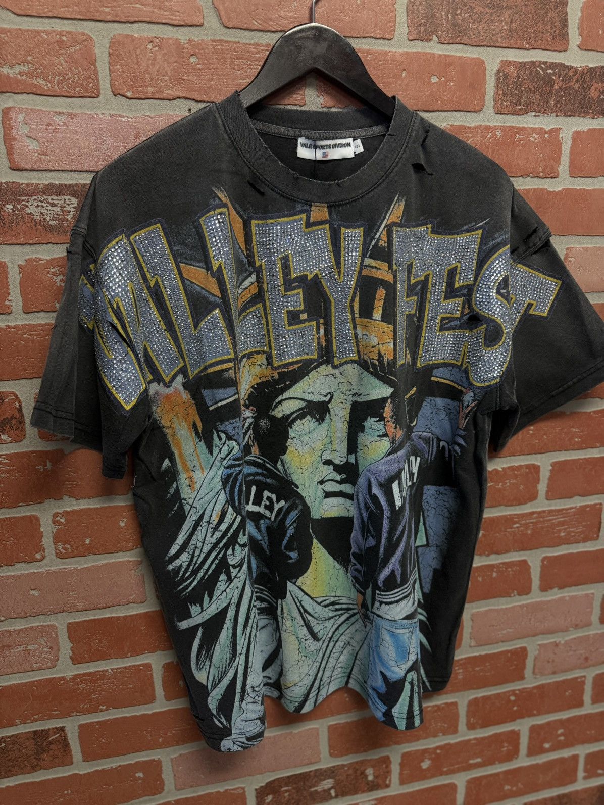 Vale Vale Valley Fest Bling Tee Size Small (NEW) Shiny Stones Size US S / EU 44-46 / 1 - 2 Thumbnail