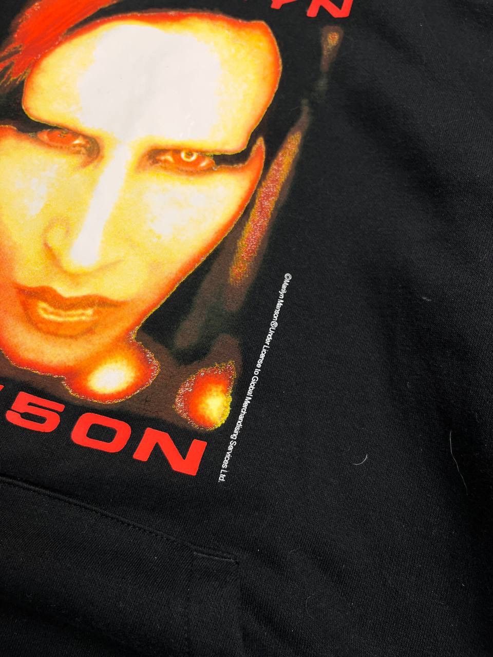 Marilyn Manson Vintage Marilyn Manson Licensed Boxy Hoodie Y2K M Size US M / EU 48-50 / 2 - 4 Thumbnail