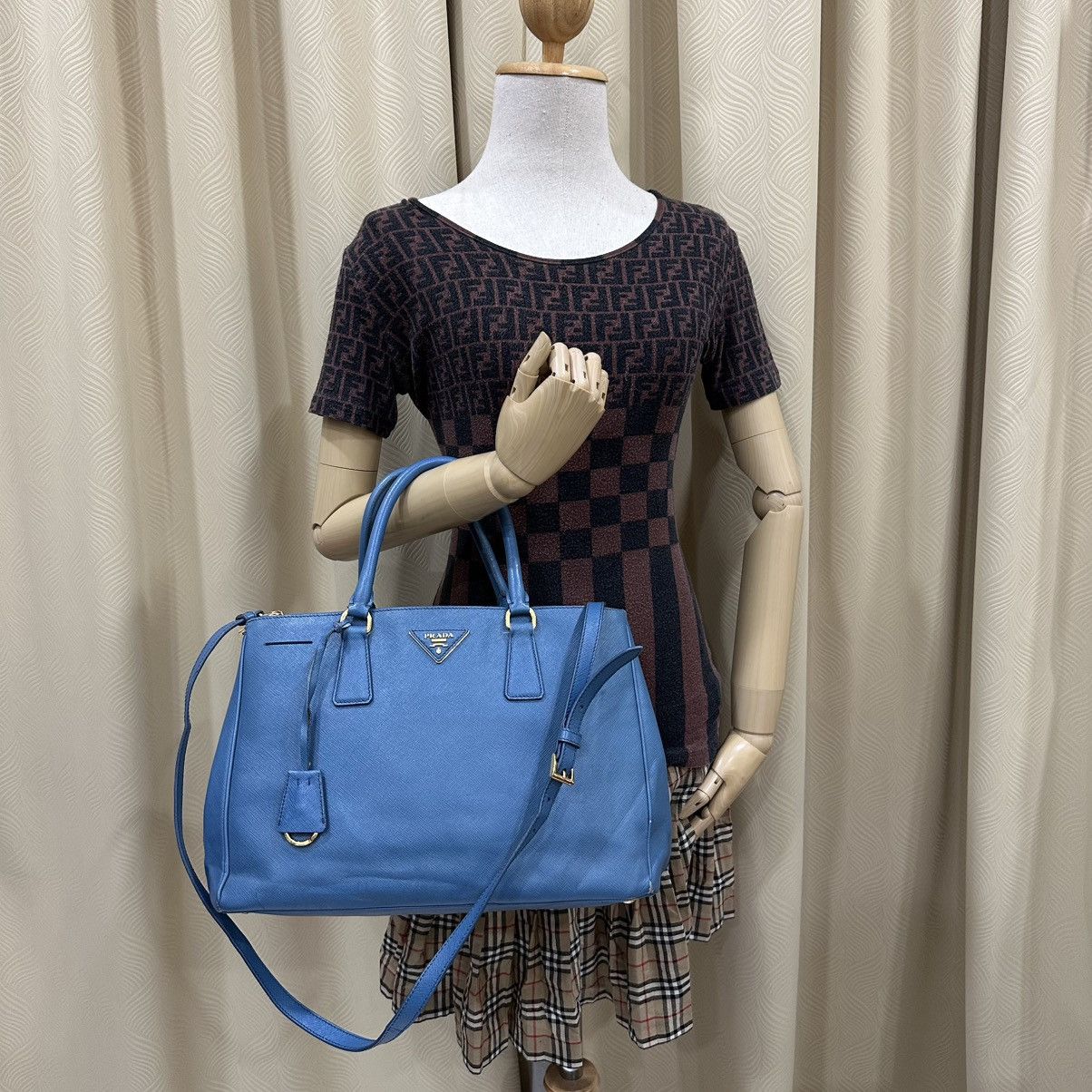 Prada PRADA GALLERIA SATCHEL TWO WAY BAG SAFFIANO LEATHER Size ONE SIZE - 24 Thumbnail