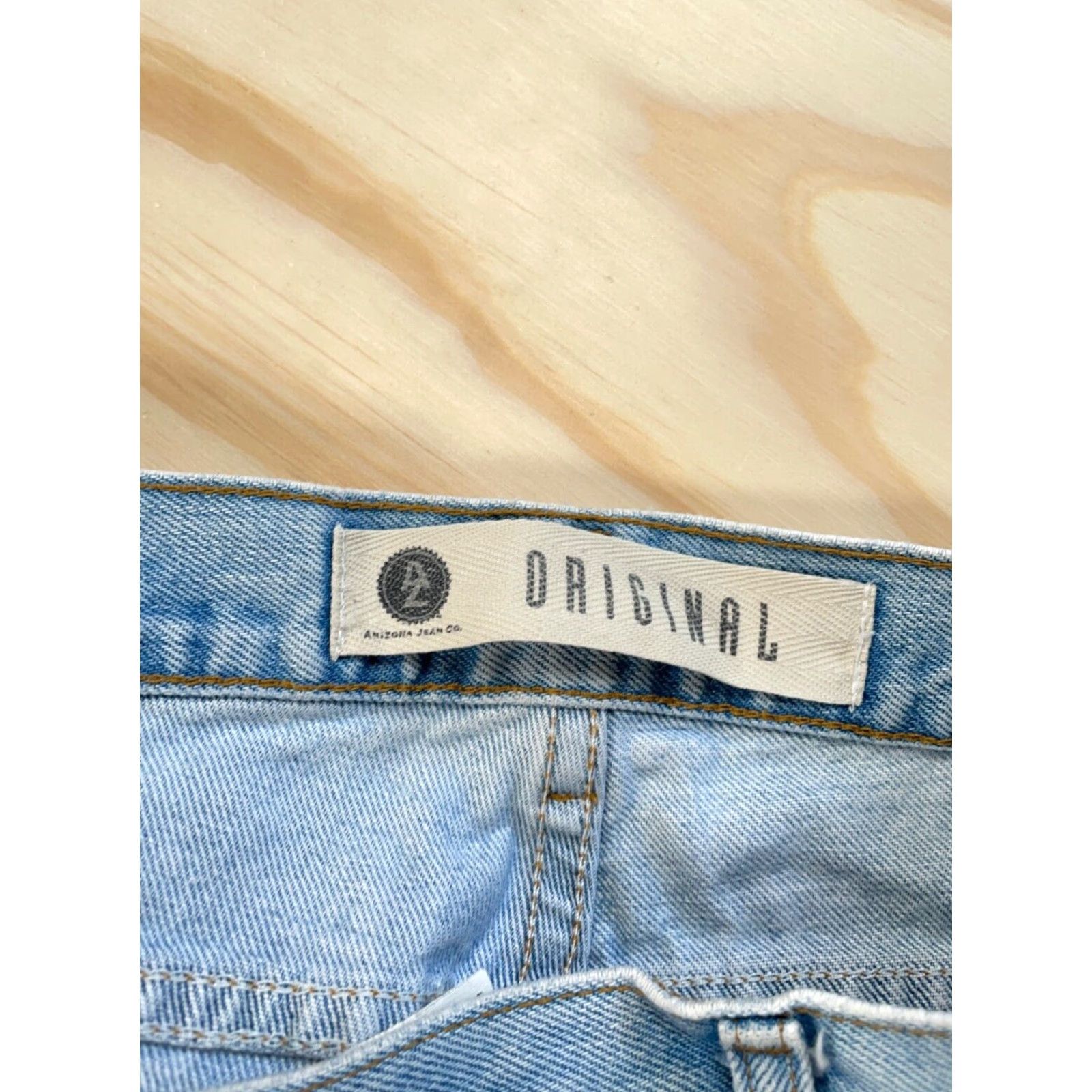 Vintage VTG Y2K Arizona Jeans Men 34 x 30 Straight Light Wash Denim Mid Rise 90s Grunge Retro Casual Blue Mens Size US 34 / EU 50 - 3 Thumbnail