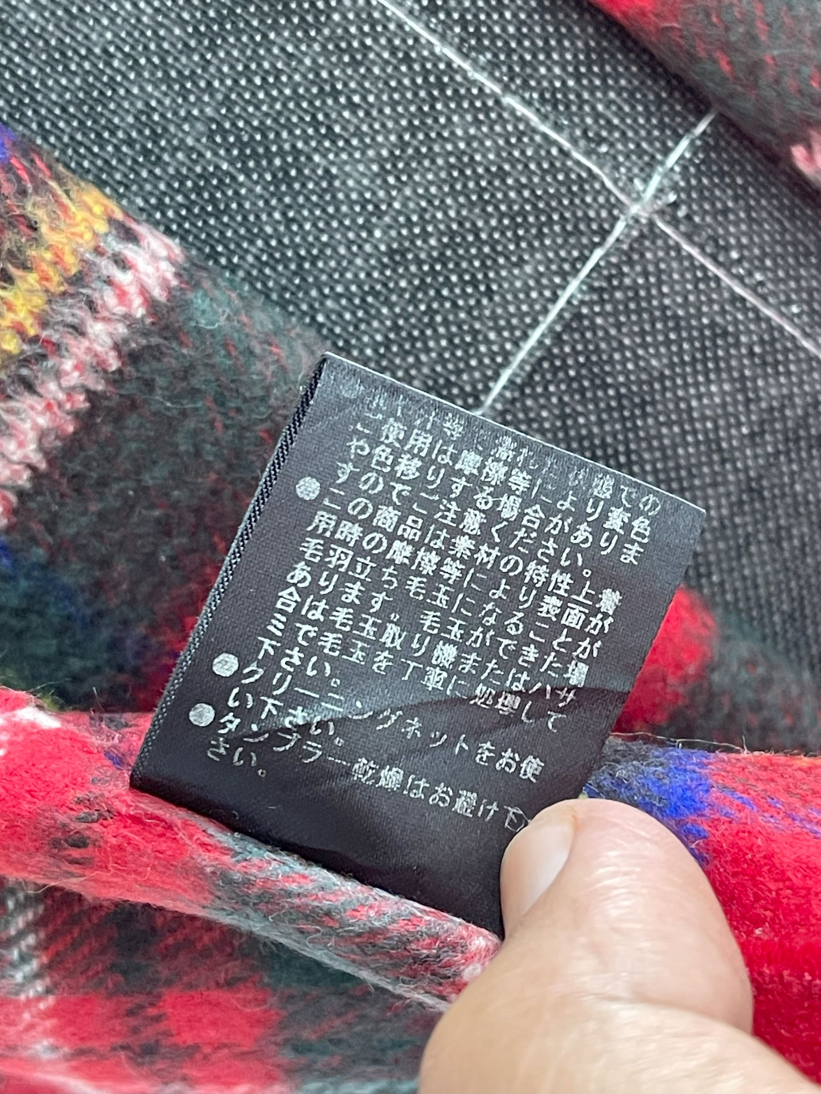 Japanese Brand Vintage Beams Heart Scarf / Muffler - 6029 Size ONE SIZE - 6 Thumbnail