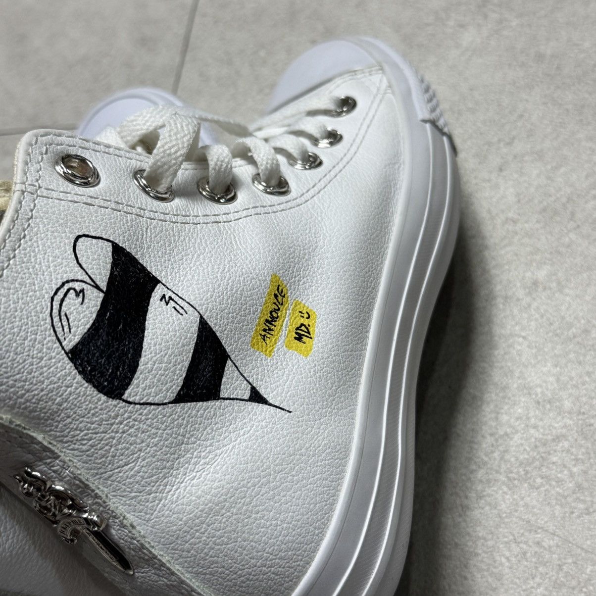 Chrome Hearts Chrome hearts Matty boy 1 of 1 Converse sneaker Size US 5.5 / EU 38 - 11 Thumbnail