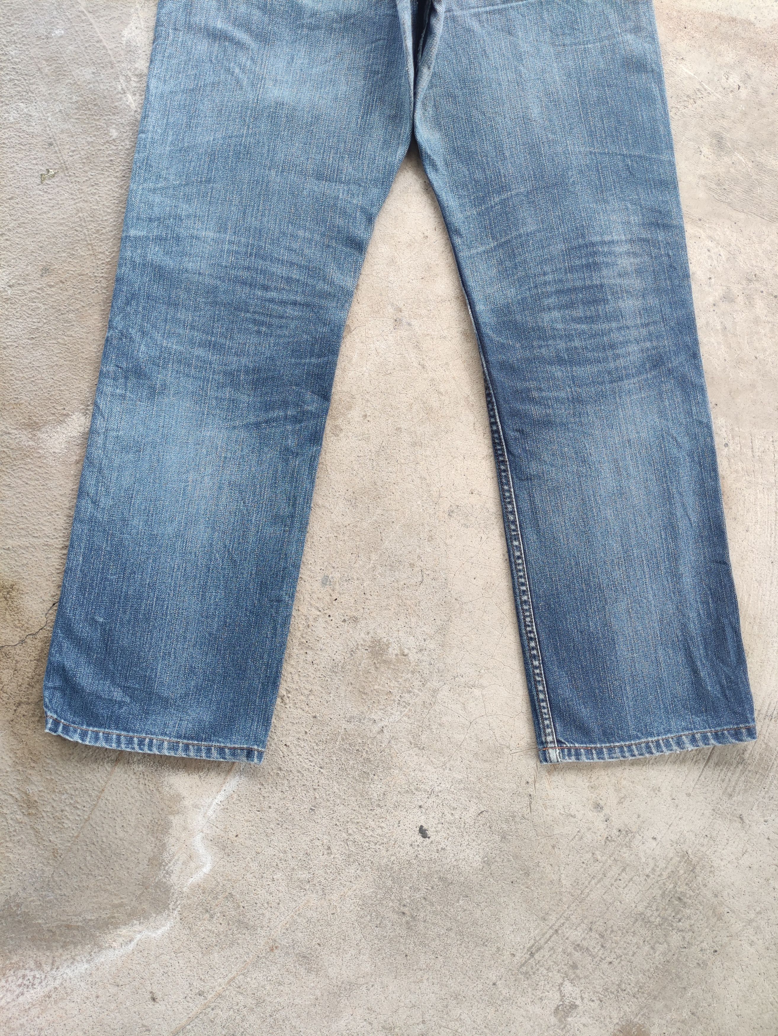 Japanese Brand Vintage Japanese Denim Distressed Faded Jean W33 Size US 33 - 10 Thumbnail