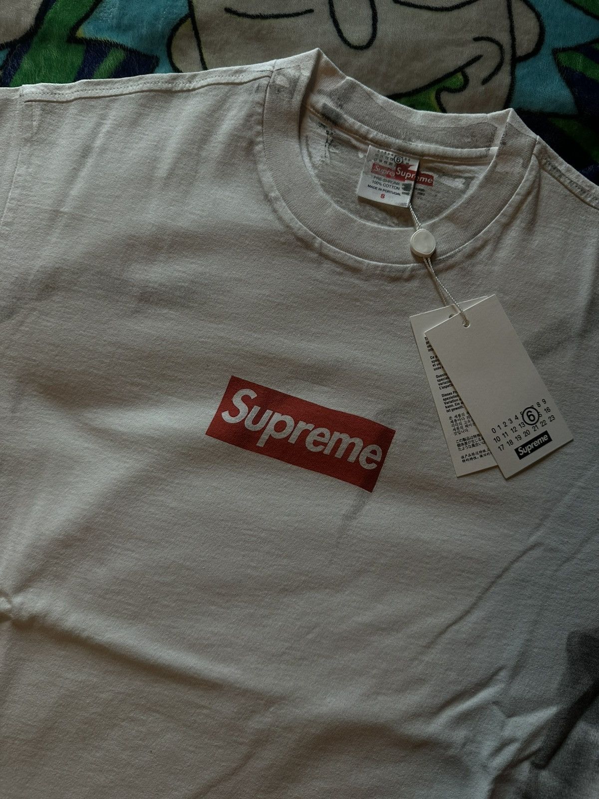 Maison Margiela × Supreme Supreme x Maison Margiela Box Logo Tee Size US S / EU 44-46 / 1 - 2 Thumbnail