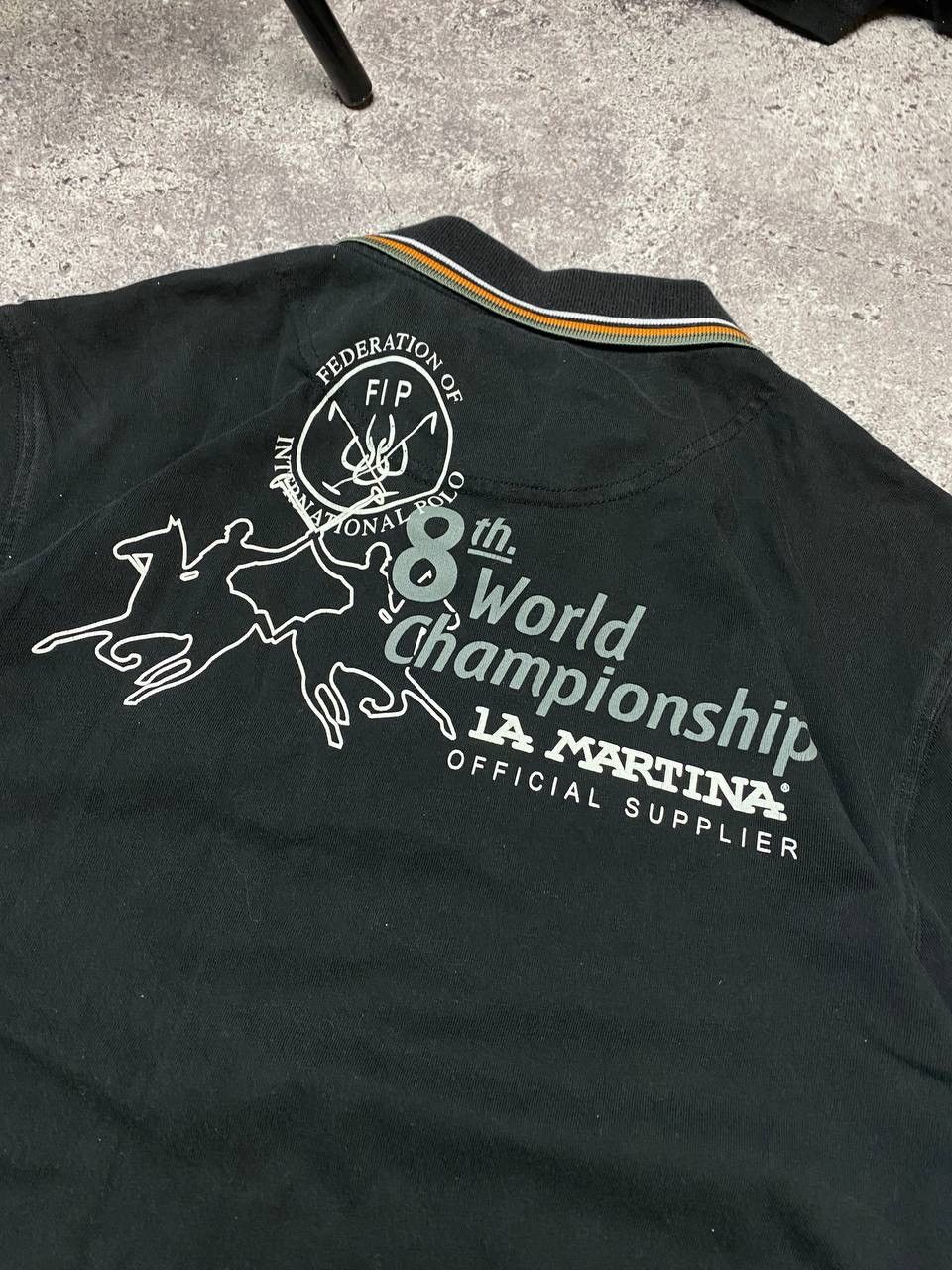 Vintage Vintage La Martina India #2 Polo T-Shirt Size US L / EU 52-54 / 3 - 11 Thumbnail