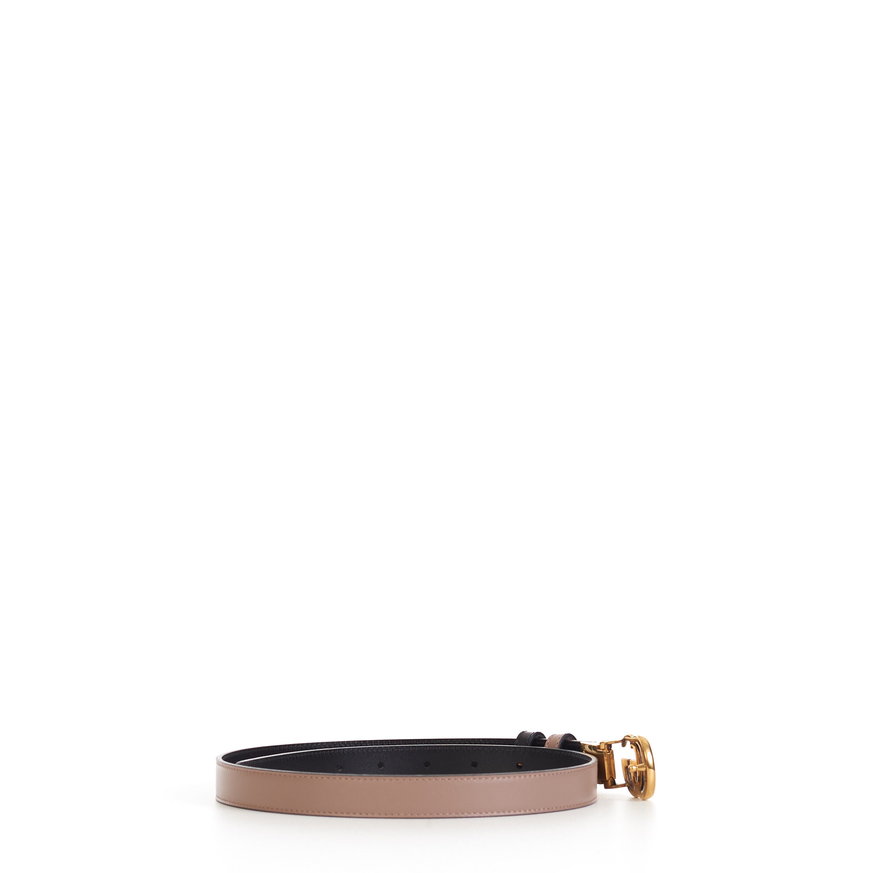 Gucci GG Marmont Reversible 2cm Belt In Pink And Black Leather Size ONE SIZE - 3 Thumbnail