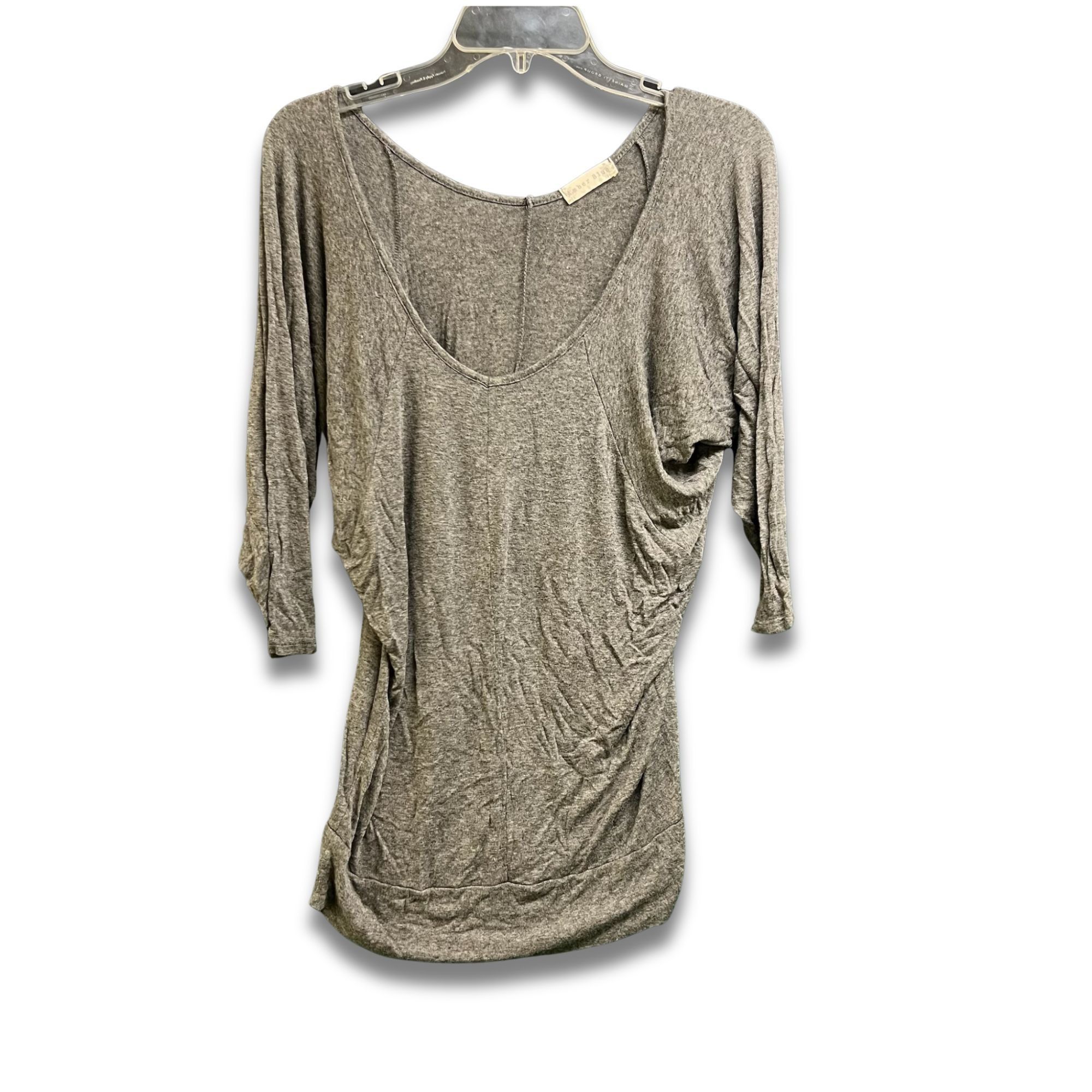 Other AMBER BLUE Gray Tunic Sweater 3/4 Sleeve Lightweight Rayon B Size M / US 6-8 / IT 42-44 - 2 Thumbnail