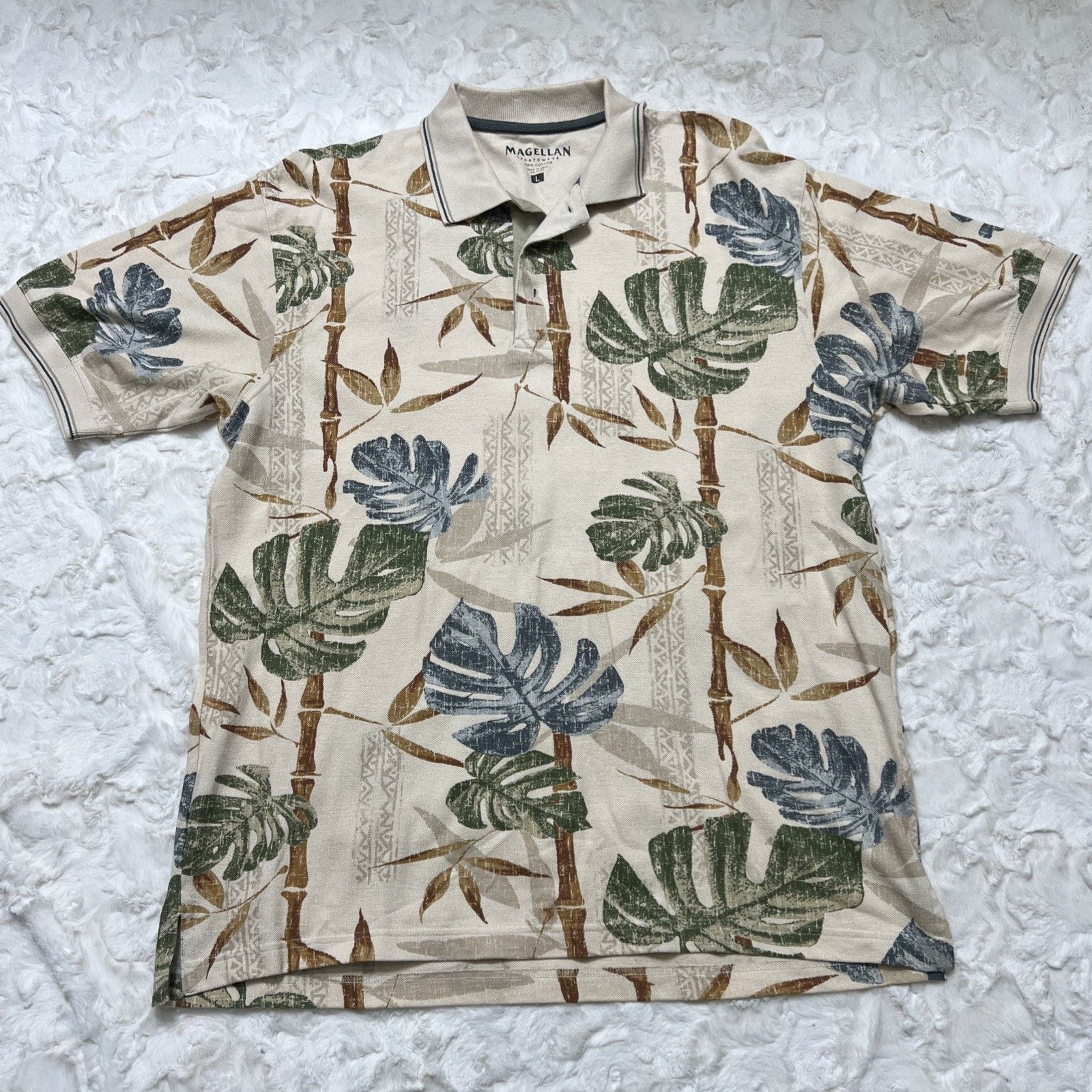 Other Magellan Outdoors Short Sleeve Golf Polo Shirt Men Sz LARGE Size US L / EU 52-54 / 3 - 1 Thumbnail