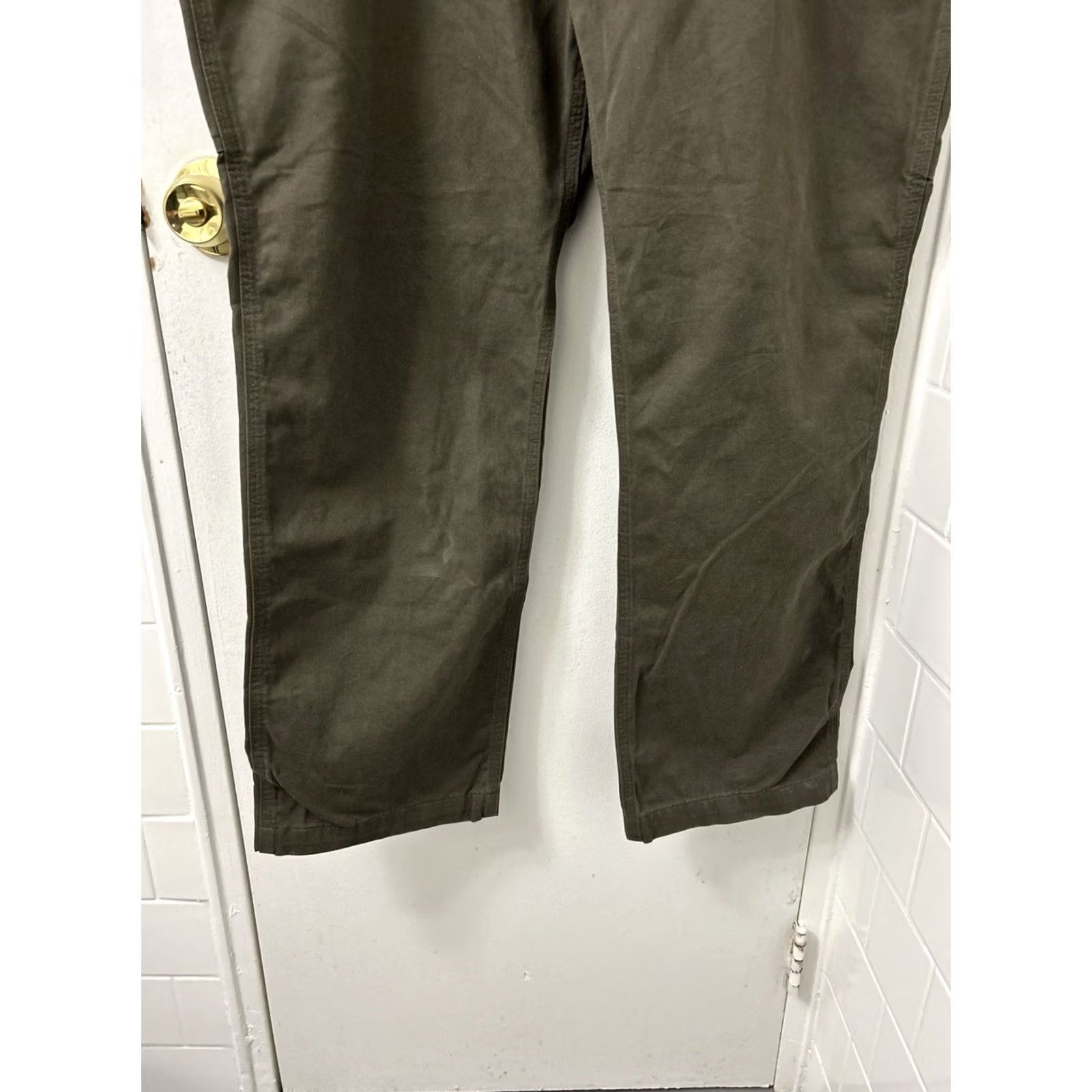 Carhartt Carhartt Twill Utility Work Pants Mens 40x30 Brown Relaxed Fit YKK BN0324M Size US 40 / EU 56 - 3 Thumbnail