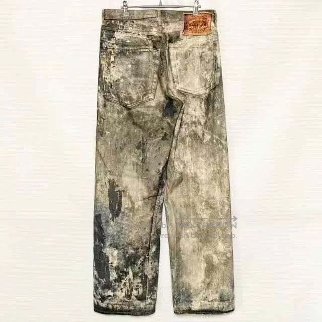 Acne Studios Acne Studios 1981 Splatter 3D Print Jeans. Size US 34 / EU 50 - 2 Thumbnail