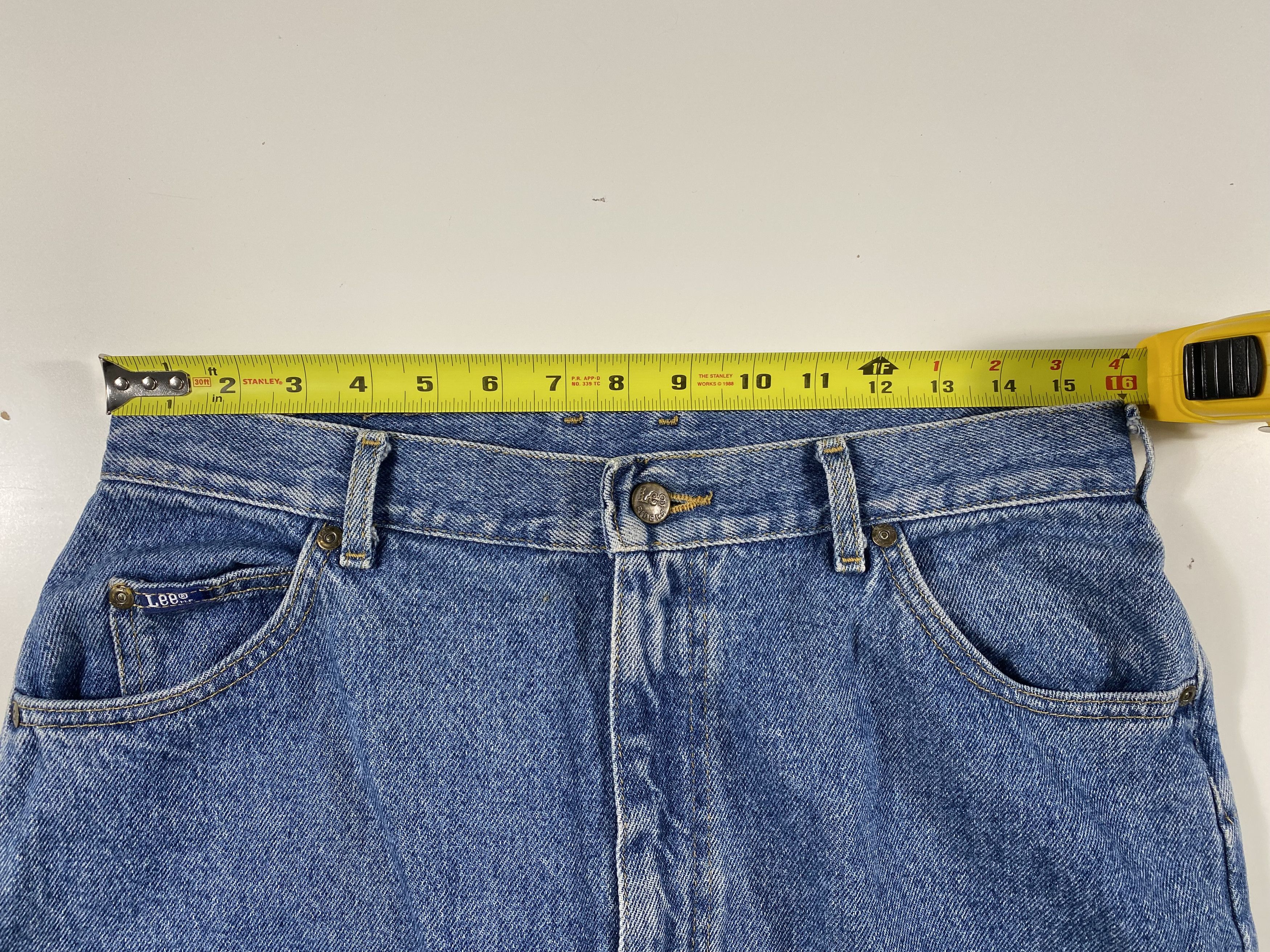 Lee Vintage 80s Union Made Lee Riders Relaxed fit jeans 31x27 Size 31" - 9 Thumbnail