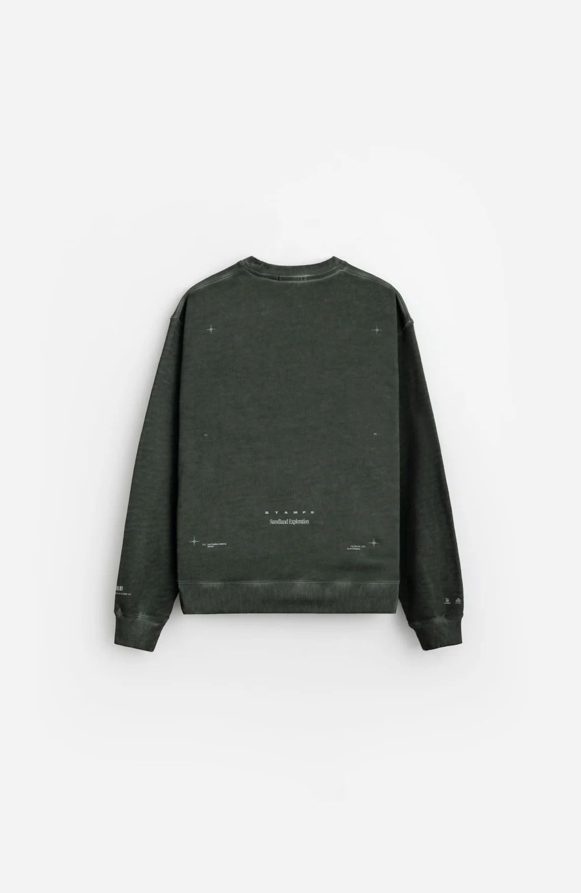 Stampd SANDLANDS CREWNECK - OIL WASHED Size US M / EU 48-50 / 2 - 2 Thumbnail