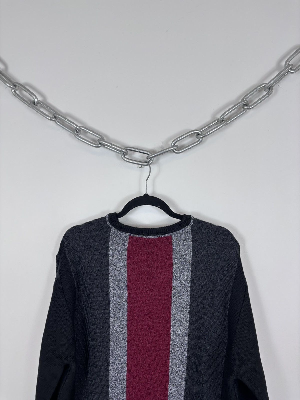 Carlo Colucci Carlo Colucci Vintage Men’s Wool Knit V-Neck Sweater Size US L / EU 52-54 / 3 - 12 Thumbnail