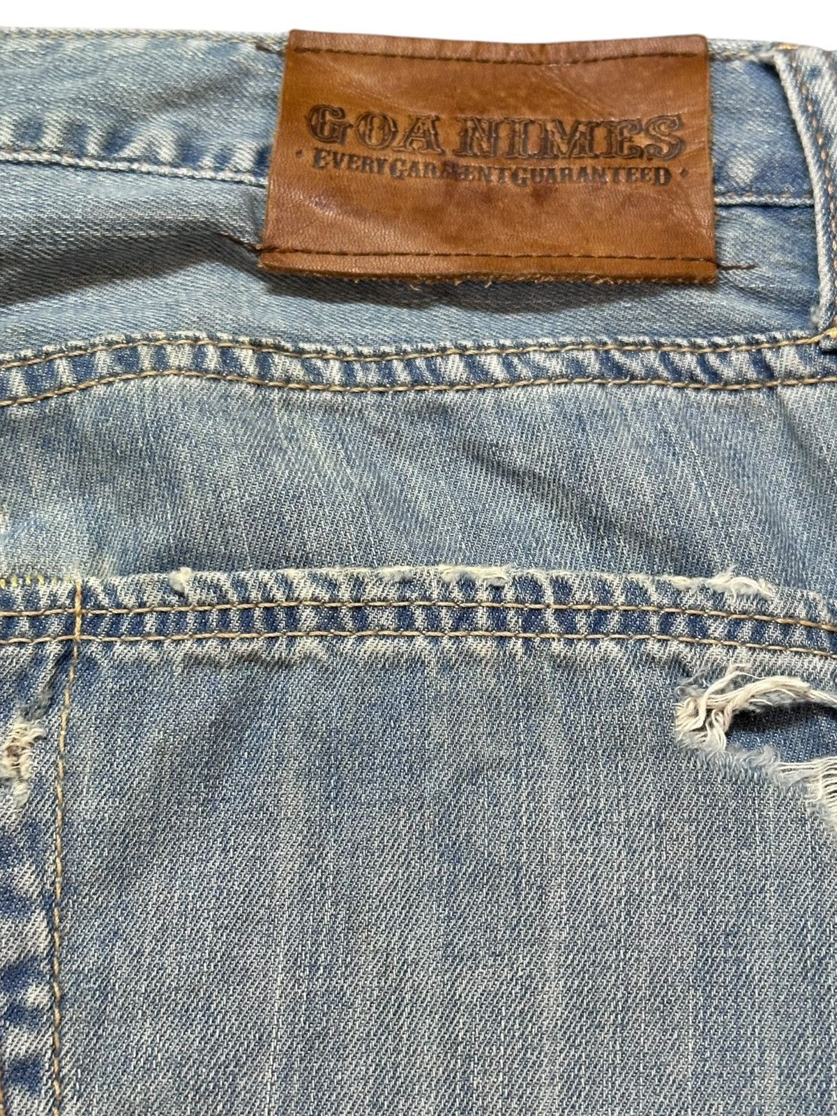 GOA Vintage GOA NiMES Baggy Wide Leg Mudwash Soft Denim Size US 28 / EU 44 - 7 Thumbnail
