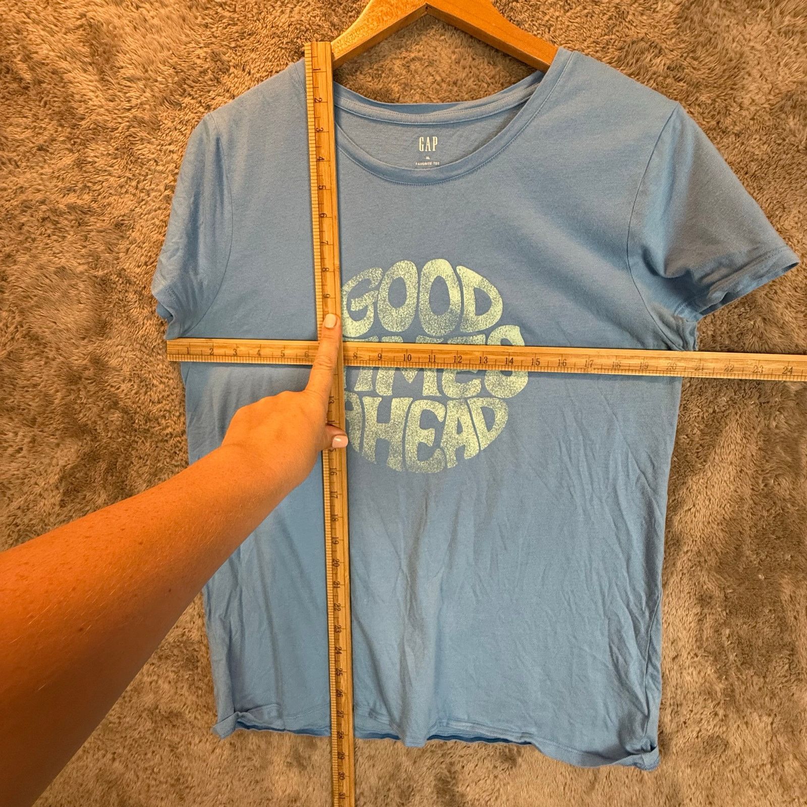 Gap Gap Favorite Tee Good Times Ahead Graphic T Shirt Women's XL Size XL / US 12-14 / IT 48-50 - 6 Thumbnail