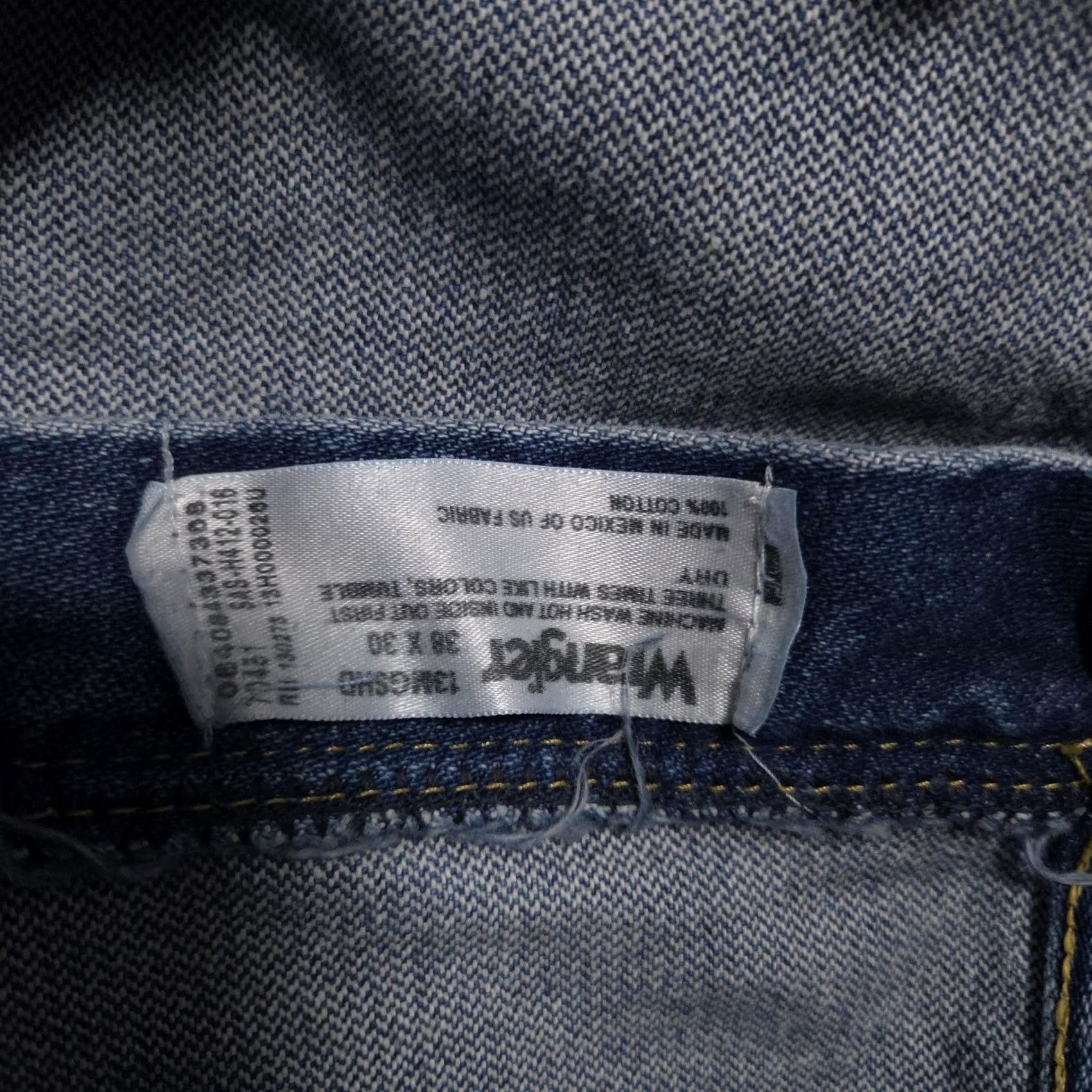 Wrangler Wrangler Cowboy Cut Jeans Mens 38x30 Blue Denim Western Classic Fit Straight Leg Size US 38 / EU 54 - 6 Thumbnail