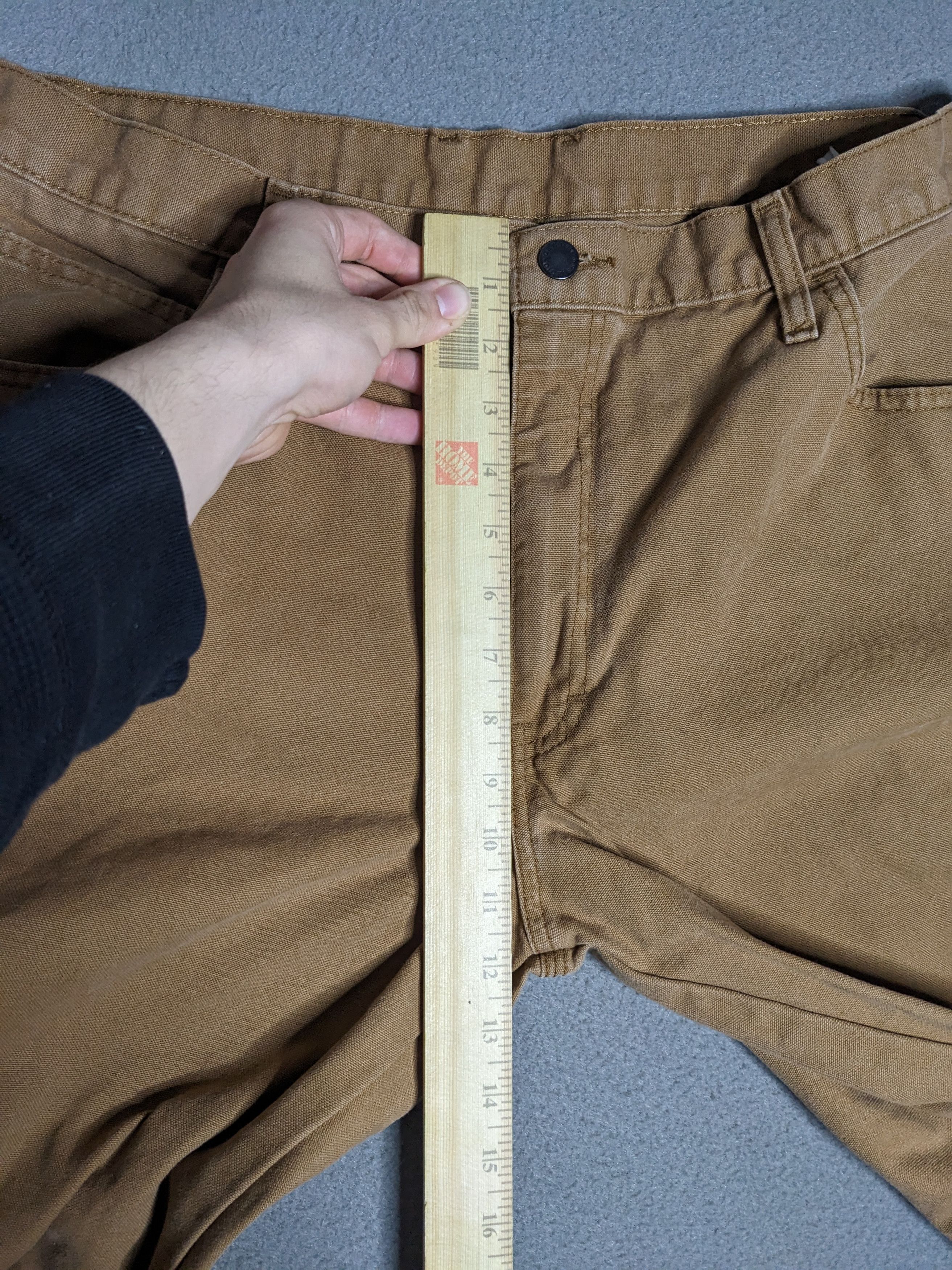 Dickies Dickies Carpenter Pants 35x30 Canvas Distressed Baggy Faded Size US 35 - 13 Thumbnail