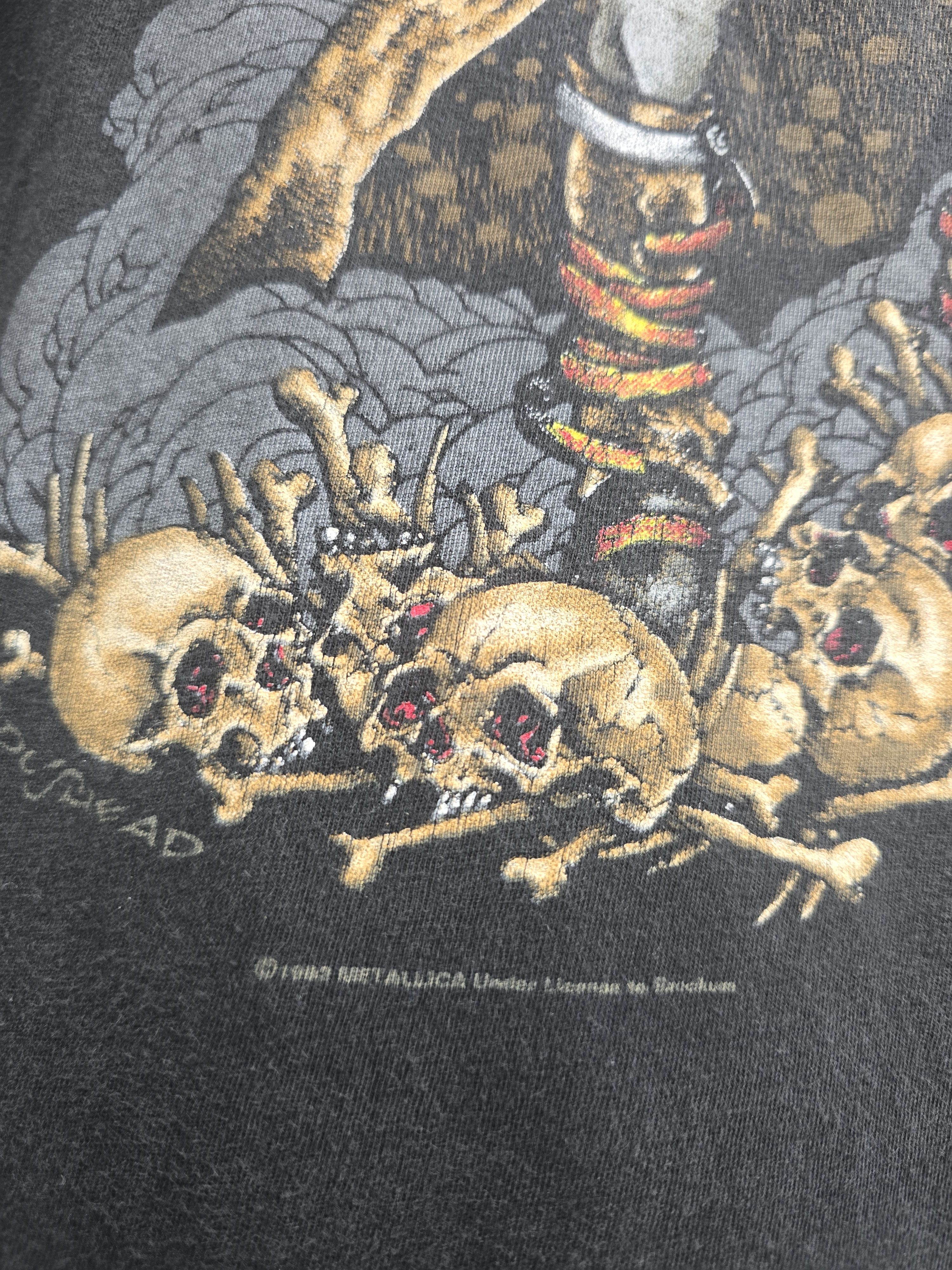 Band Tees × Vintage 1992 Metallica Unforgiven XL 23" 29" Size US XL / EU 56 / 4 - 3 Thumbnail