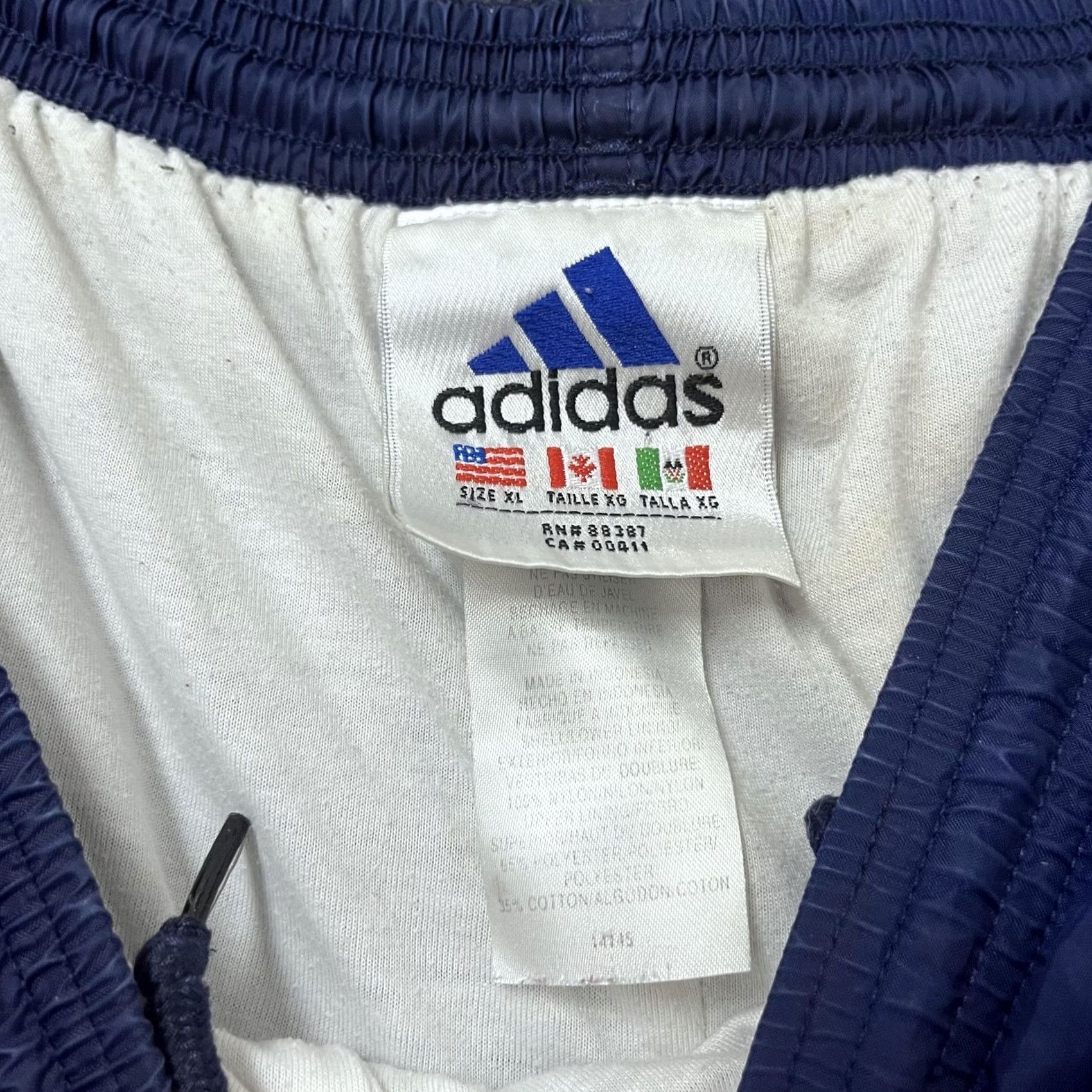 Adidas Vintage Adidas Pants Mens XL Blue 3-Stripes Track Athletic Warm Up Lined Pants Mens XL Blue 3-Stripes Track Size US 36 / EU 52 - 4 Thumbnail