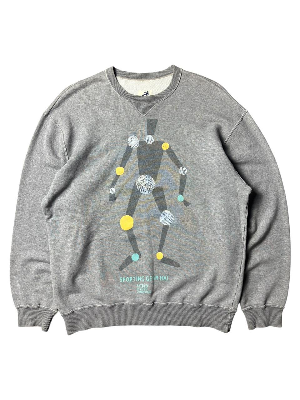 Hai Sporting Gear 1990s Hai Sporting Gear Stickman Sweatshirt Size US L / EU 52-54 / 3 - 1 Thumbnail