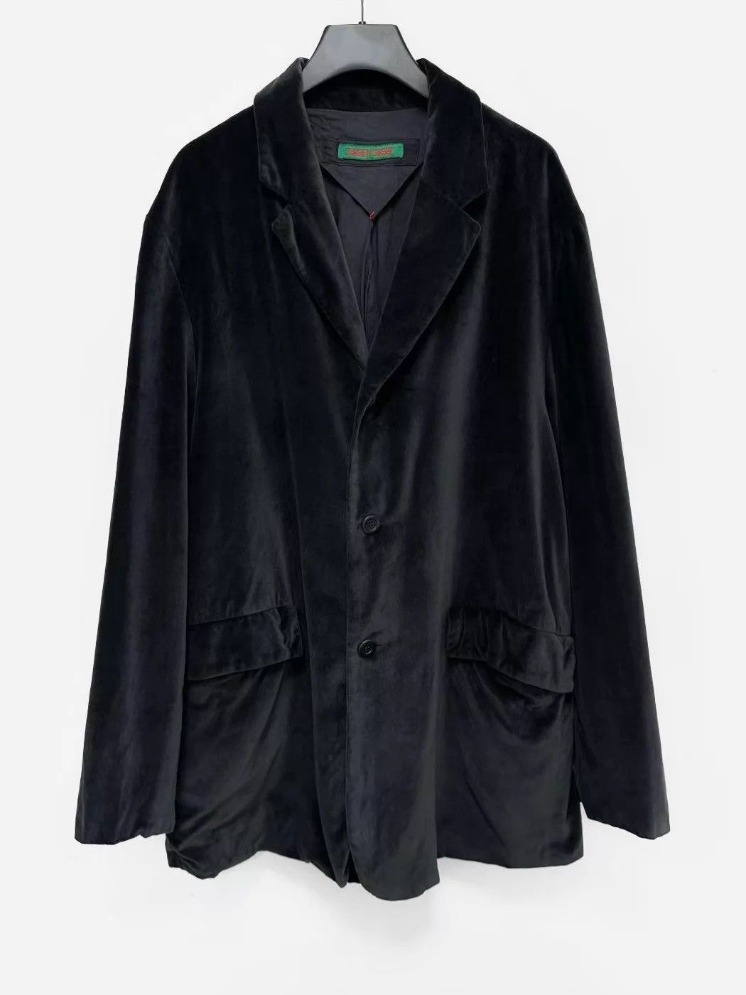 Casey Casey Black Velvet Single-Breasted Blazer Size US S / EU 44-46 / 1 - 1 Thumbnail