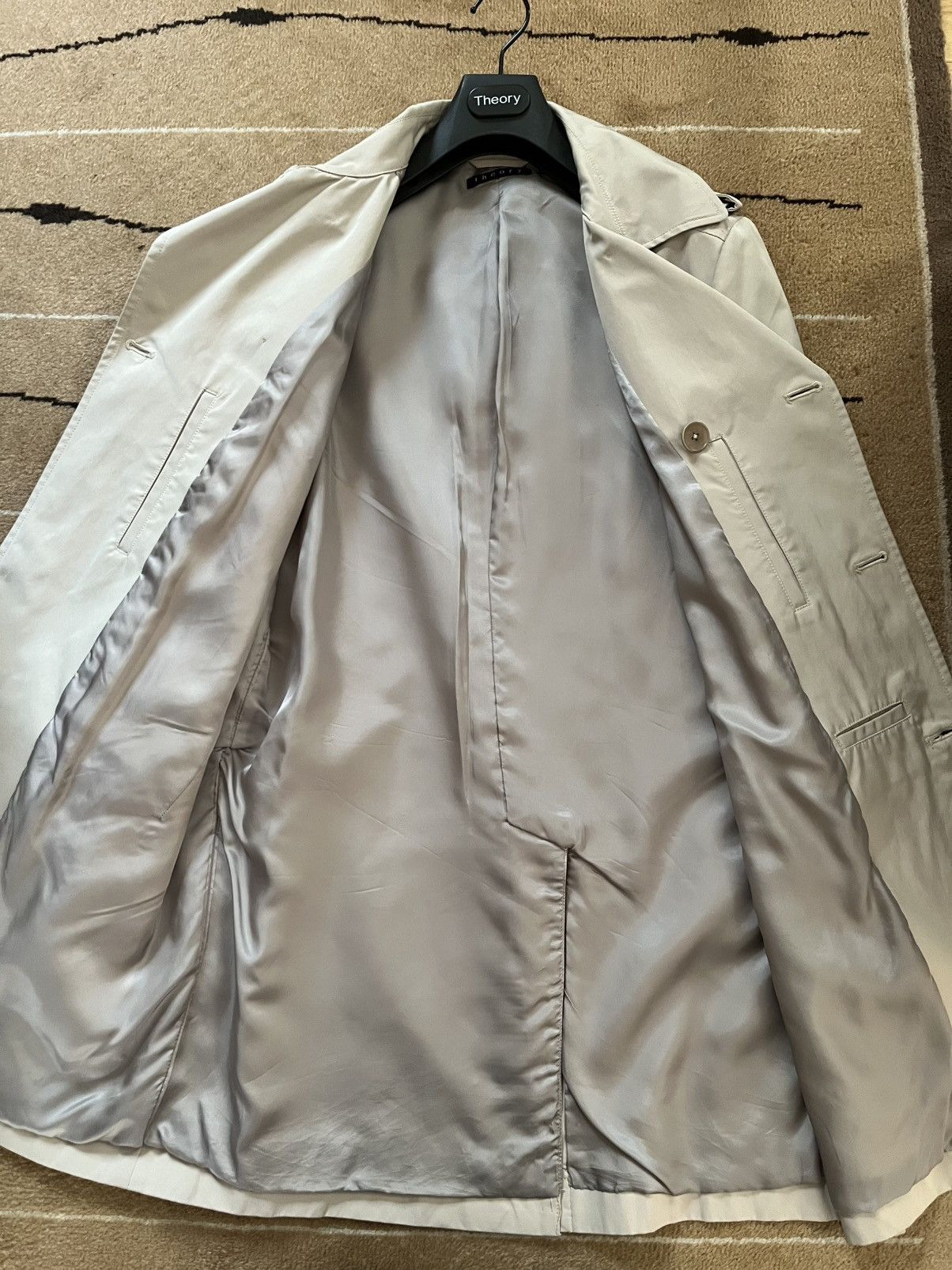 Theory Theory Twill Trench Coat Size US M / EU 48-50 / 2 - 4 Thumbnail