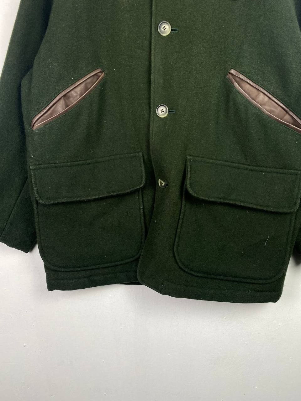 Japanese Brand japanese brands wool jacket partially leather nice design Size US M / EU 48-50 / 2 - 3 Thumbnail