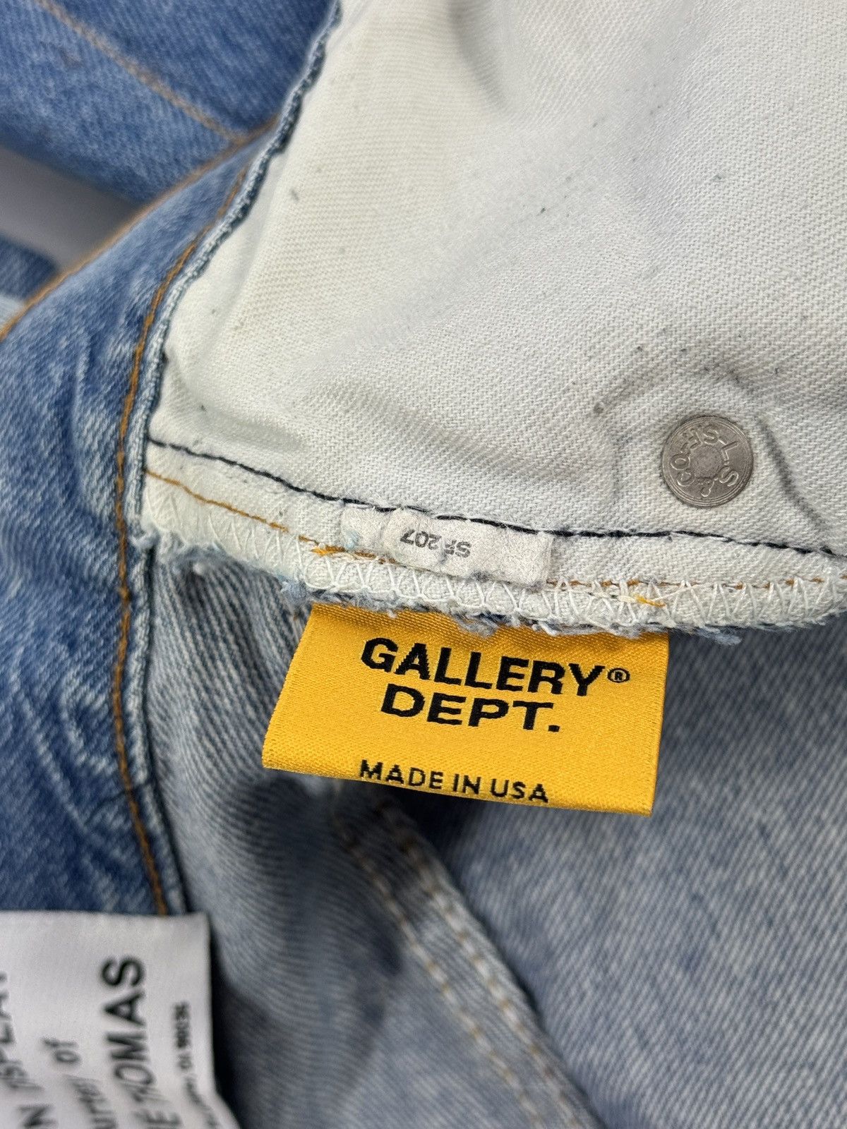 Gallery Dept. x LEVI’S DISTRESSED JEANS Size US 34 / EU 50 - 10 Thumbnail