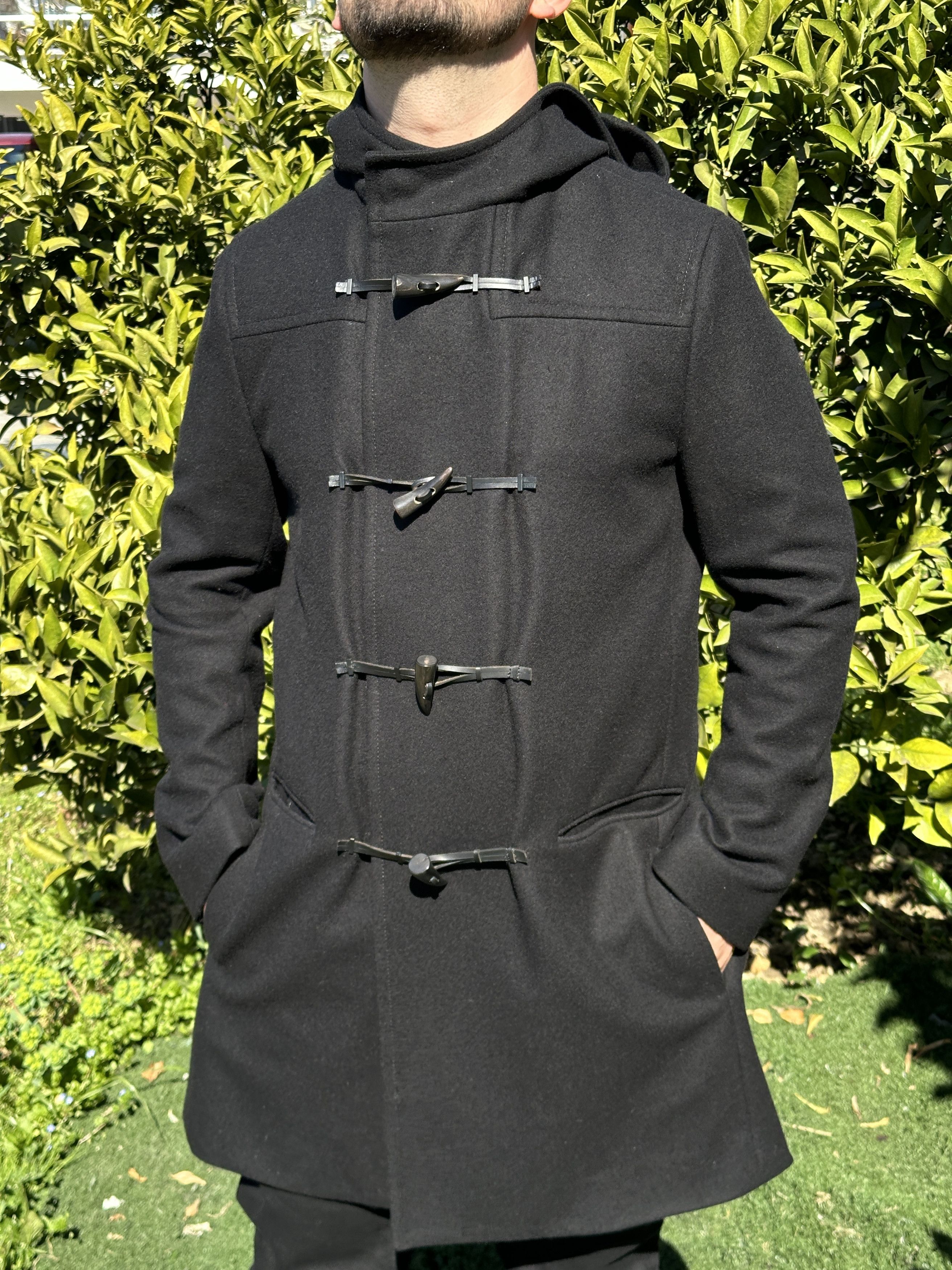 Dior × Hedi Slimane FW06 Dior Homme Runway Duffle Coat Short