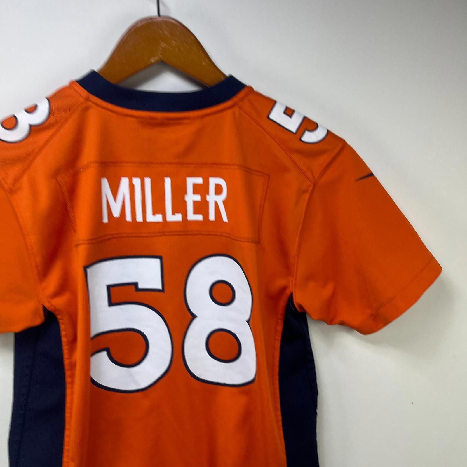 Nike Vintage Denver Broncos Miller Nike Jersey Youth Medium Size ONE SIZE - 6 Thumbnail