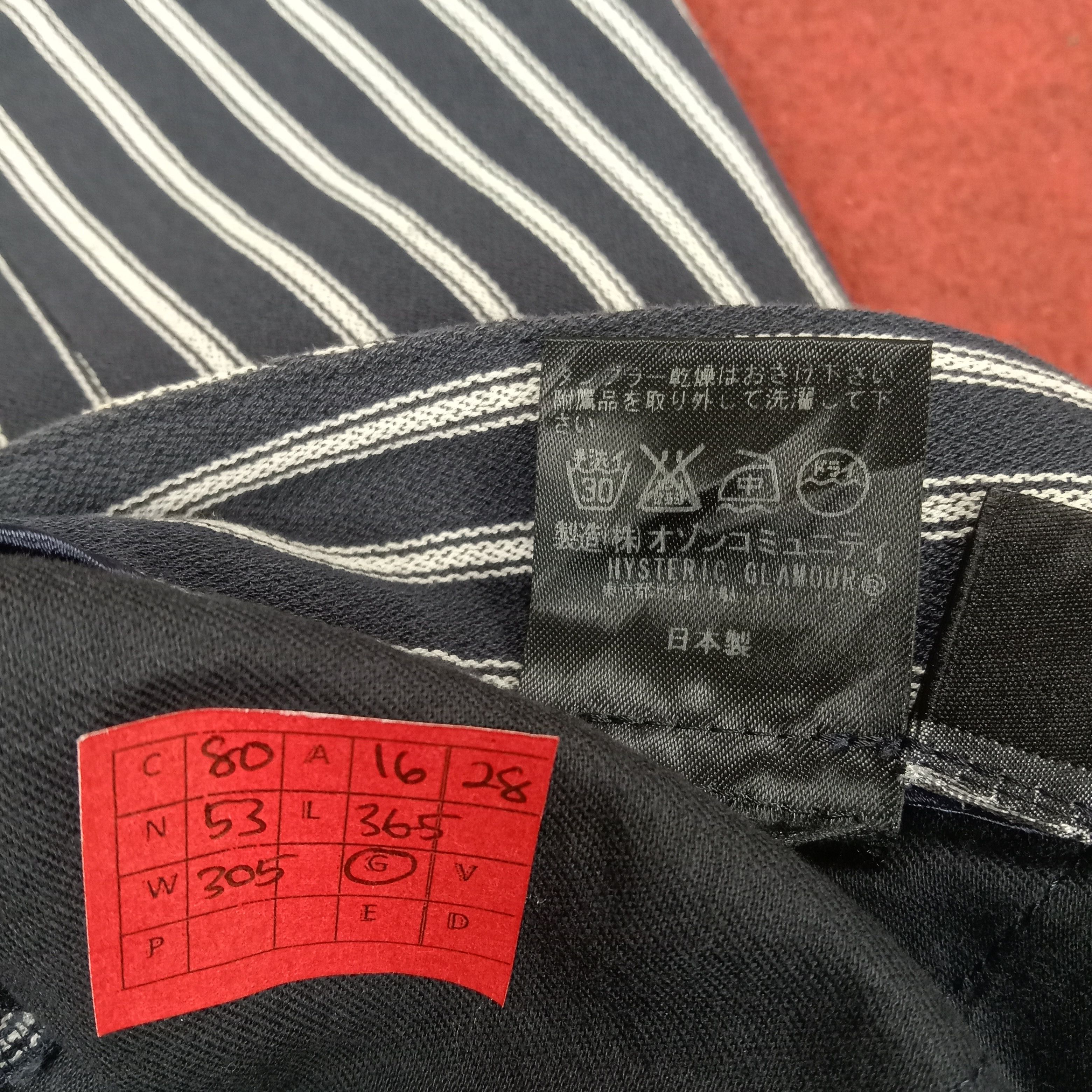 Hysteric Glamour × Japanese Brand × Vintage Hysteric Glamour Japanese Brand Stripes Design Pants Size 32" / US 10 / IT 46 - 13 Thumbnail