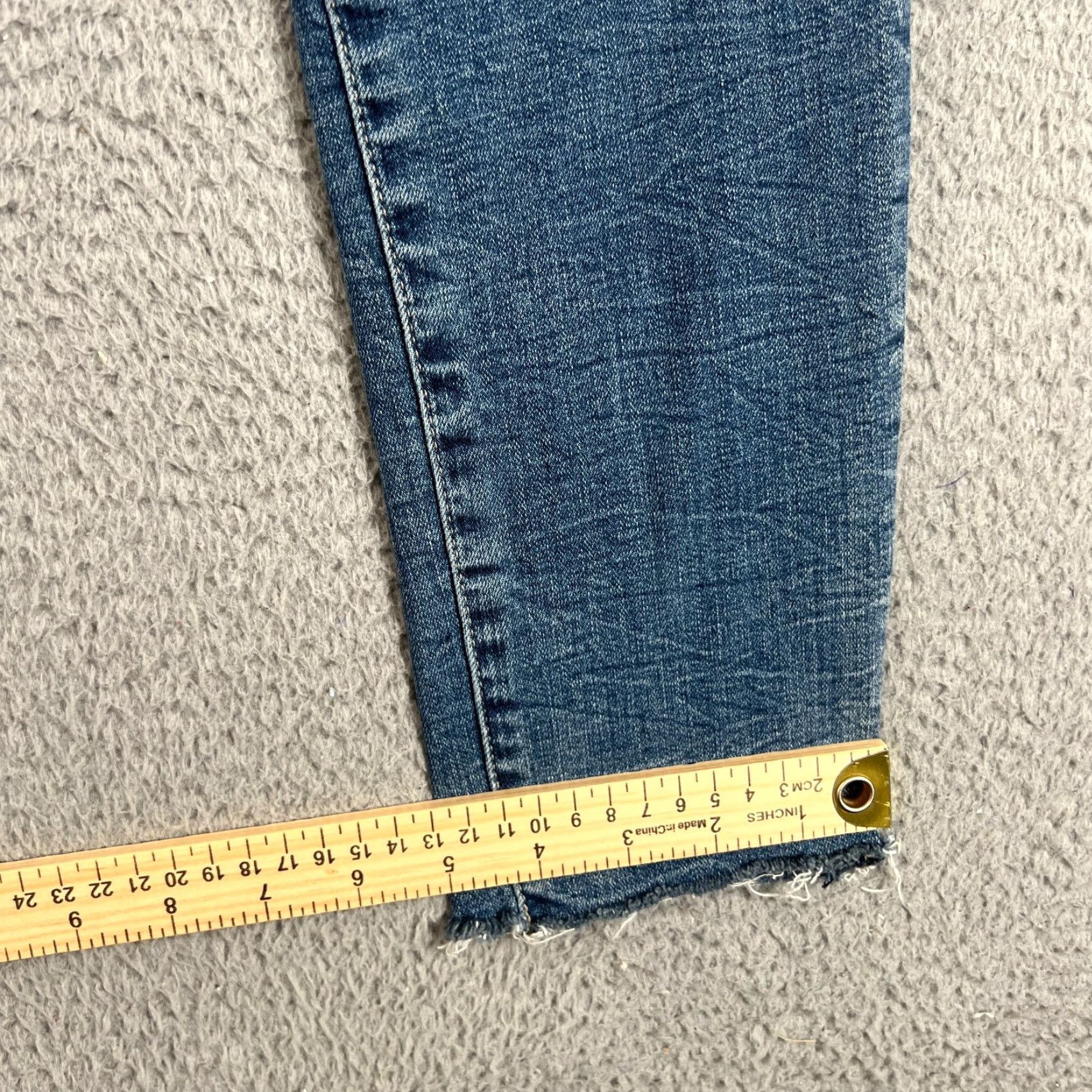 Lucky Brand Lucky Brand Jeans Size 4 Mid Rise Skinny Ankle Denim Womens Blue 28x25.5 Size 27" / US 4 / IT 40 - 2 Thumbnail