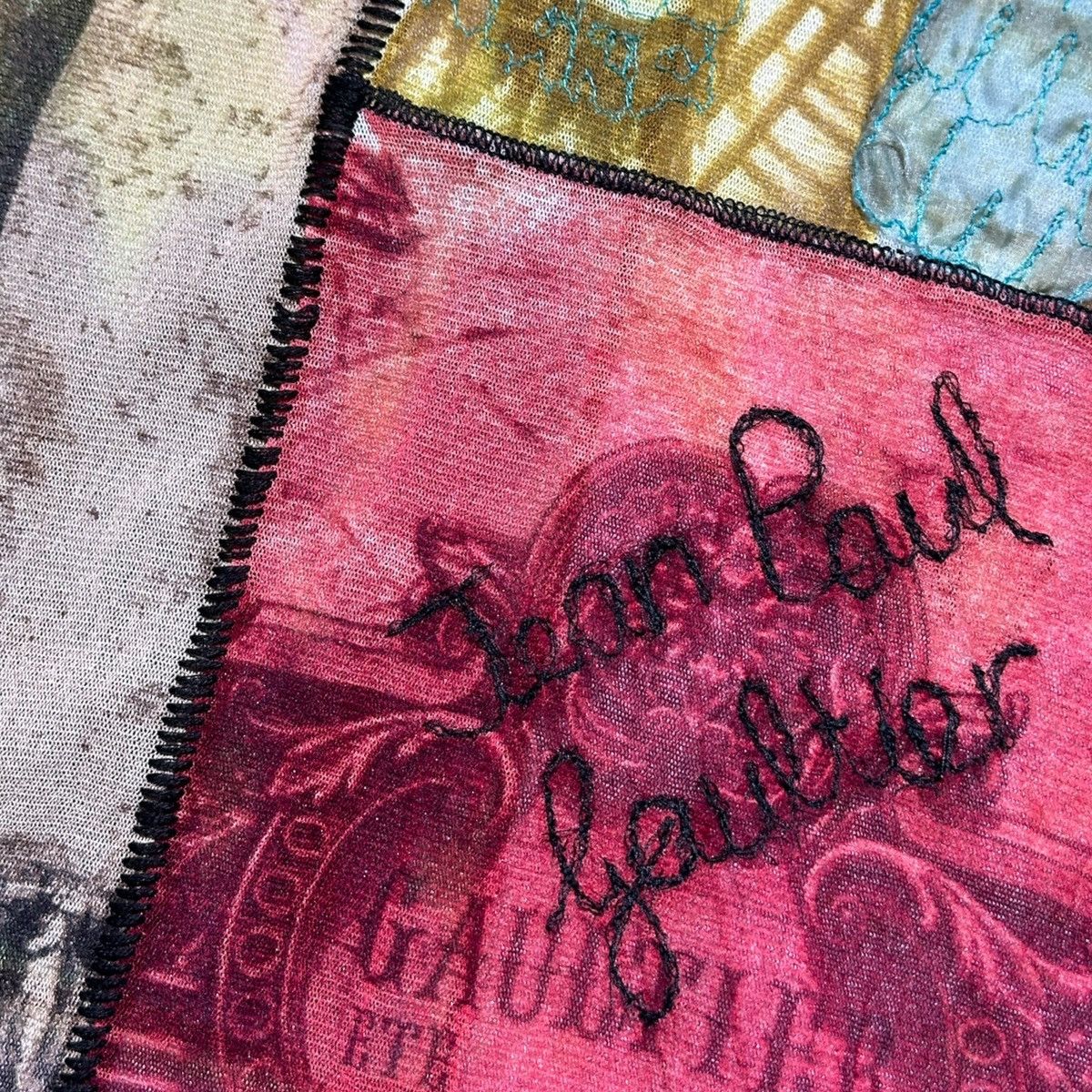 Jean Paul Gaultier 1998 patchwork medieval eye mesh Size US XL / EU 56 / 4 - 3 Thumbnail