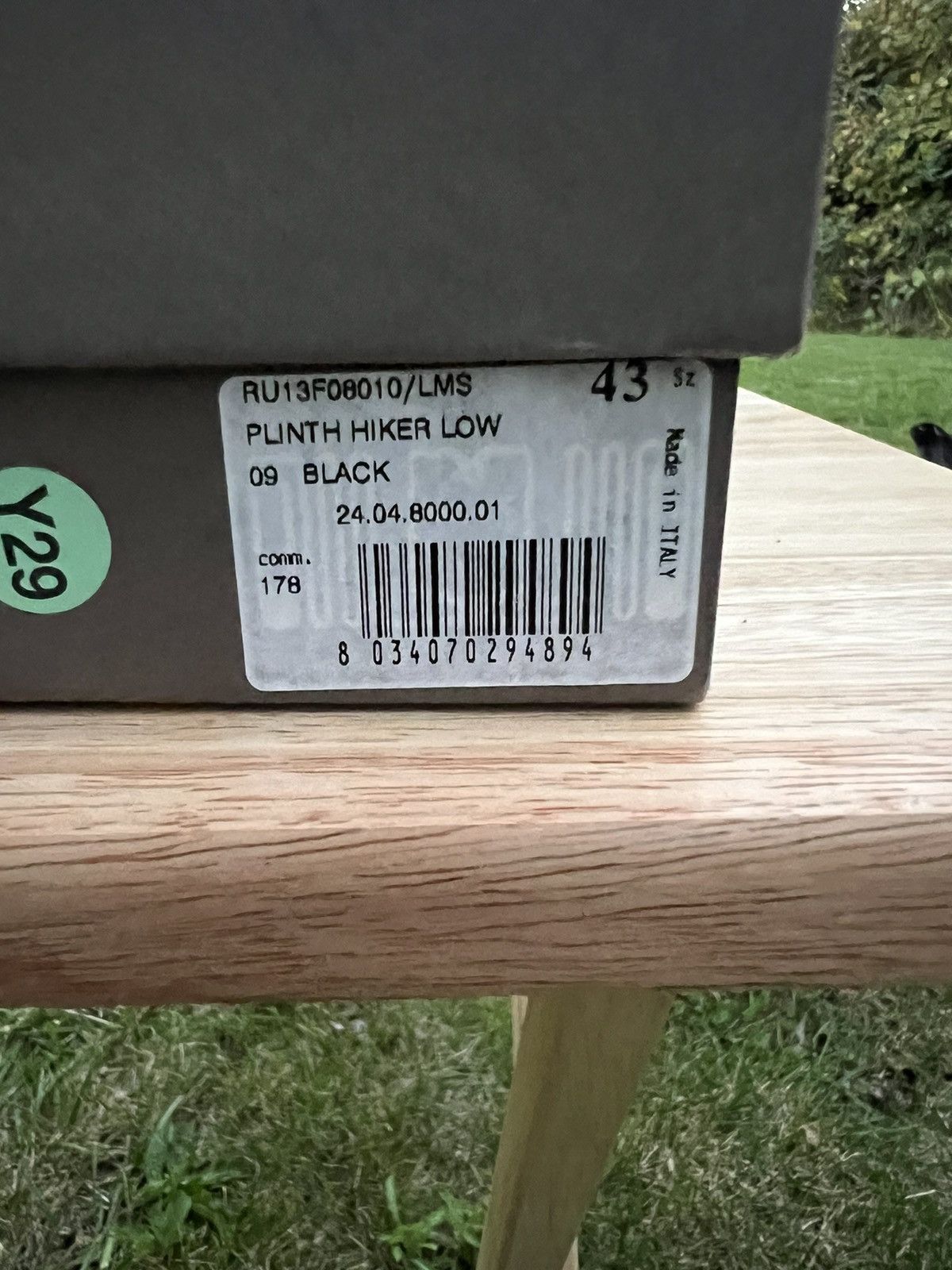 Rick Owens FW13 Plinth Hiker low megatooth Size US 10 / EU 43 - 12 Thumbnail