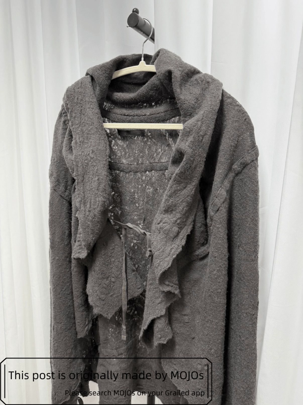 Julius Julius 7 Distressed Cape Scarf Size US M / EU 48-50 / 2 - 2 Thumbnail