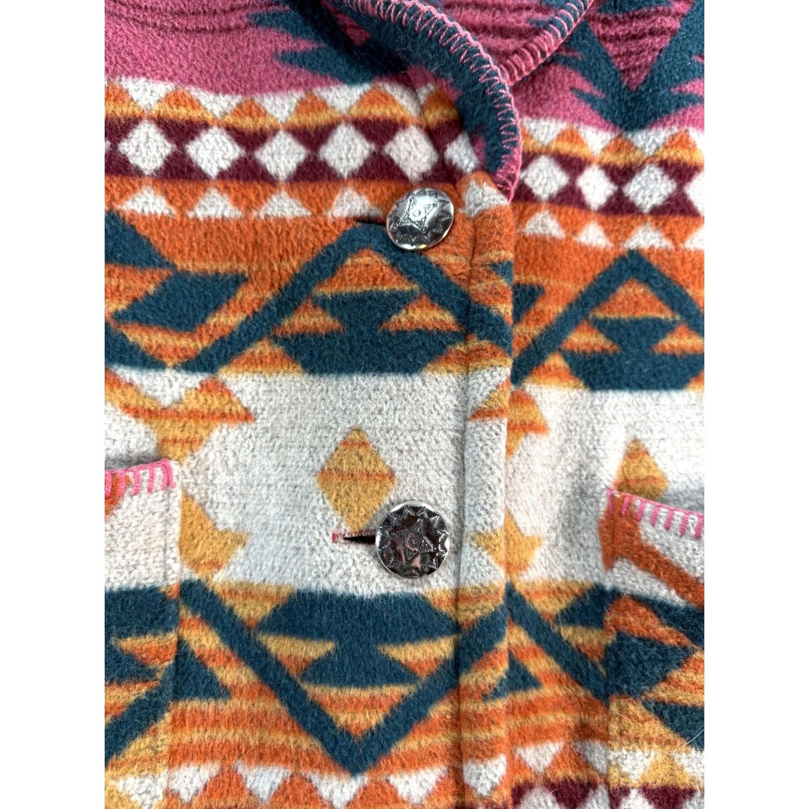 Vintage VINTAGE Circle T Sweater Mens Small Southwest Shawl Collar Cardigan 90s Size US S / EU 44-46 / 1 - 6 Thumbnail