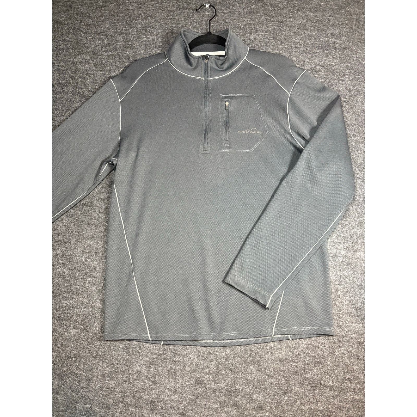 Eddie Bauer Eddie Bauer Sport 1/4 Zip Pullover Men’s Medium Gray #0469 Size US M / EU 48-50 / 2 - 1 Thumbnail