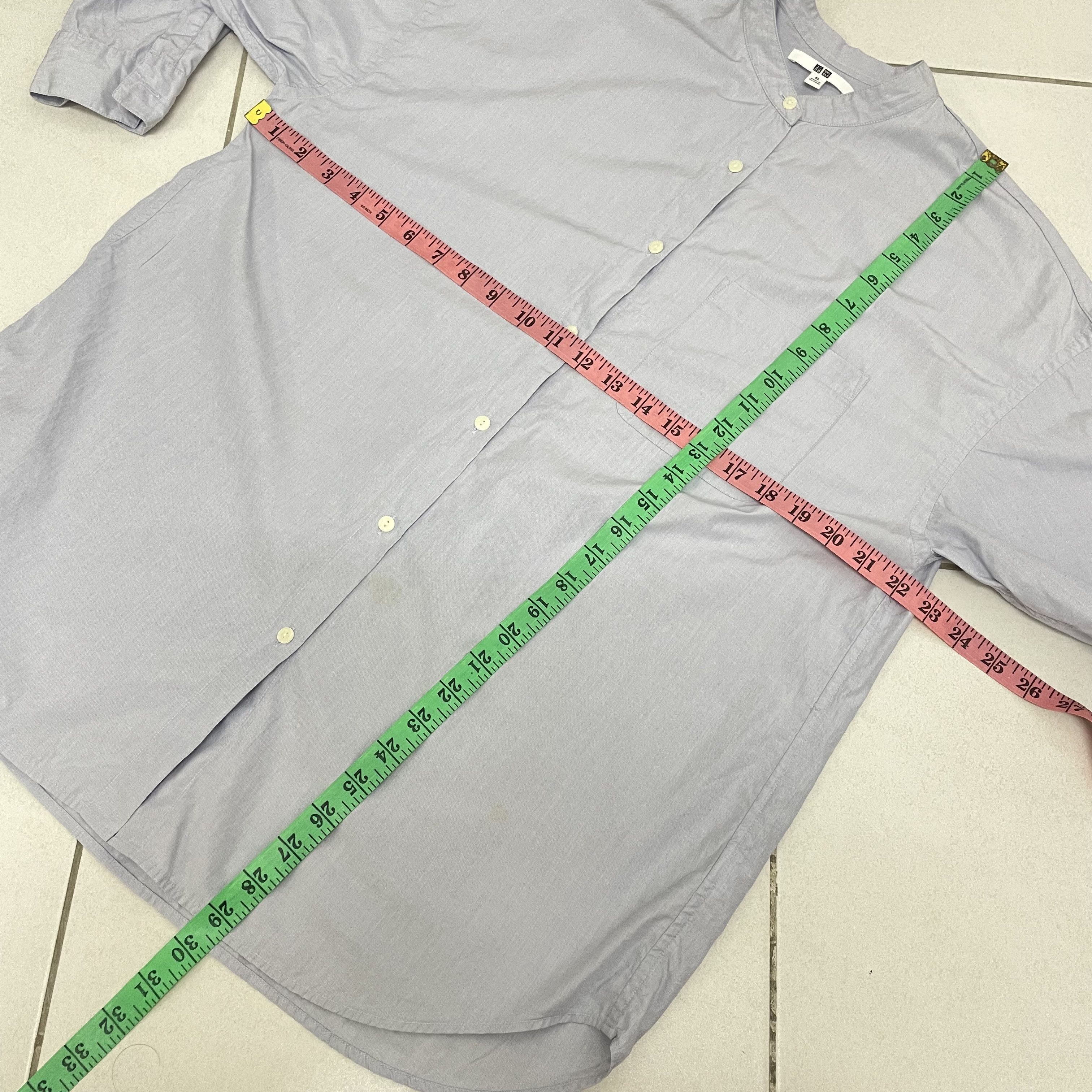 Japanese Brand × Uniqlo ⭐️SALE⭐️ [XL] UNIQLO MANDARIN COLLAR SHIRT Size XL / US 12-14 / IT 48-50 - 3 Thumbnail