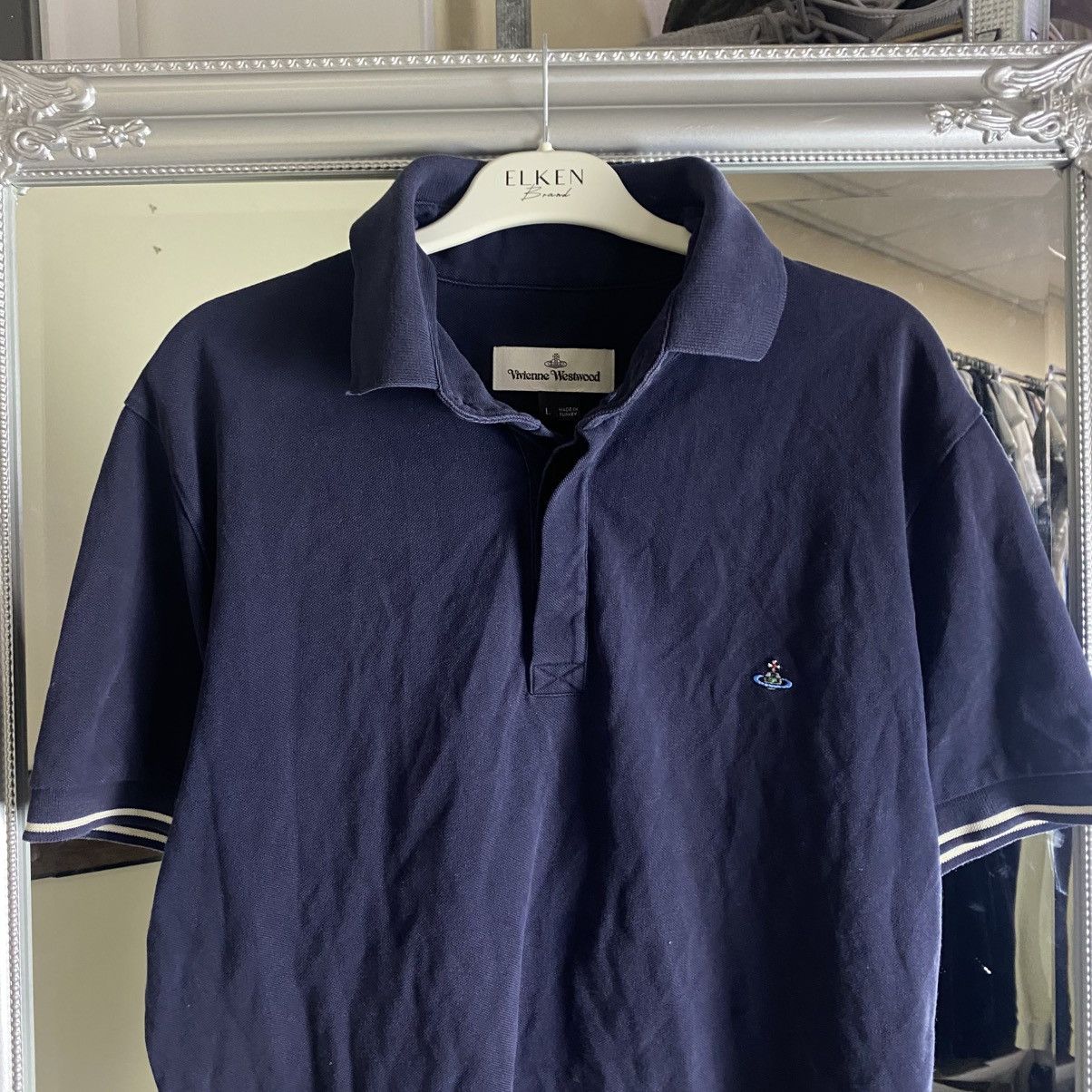 Vivienne Westwood Vivienne Westwood Polo T-Shirt Rare Retro Hype Y2K Size US L / EU 52-54 / 3 - 2 Thumbnail