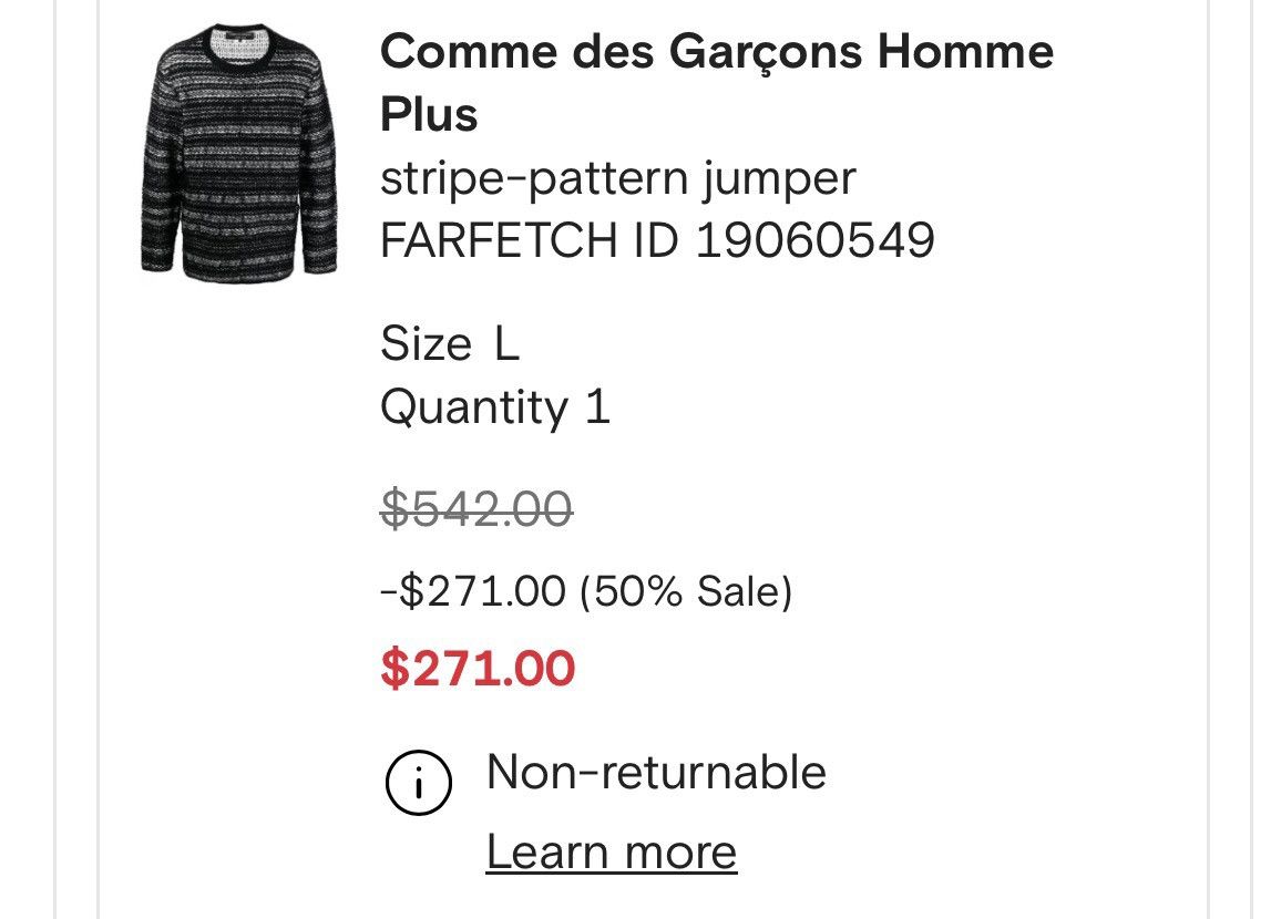Comme des Garcons Comme des Garcons Homme Plus Size US L / EU 52-54 / 3 - 5 Thumbnail