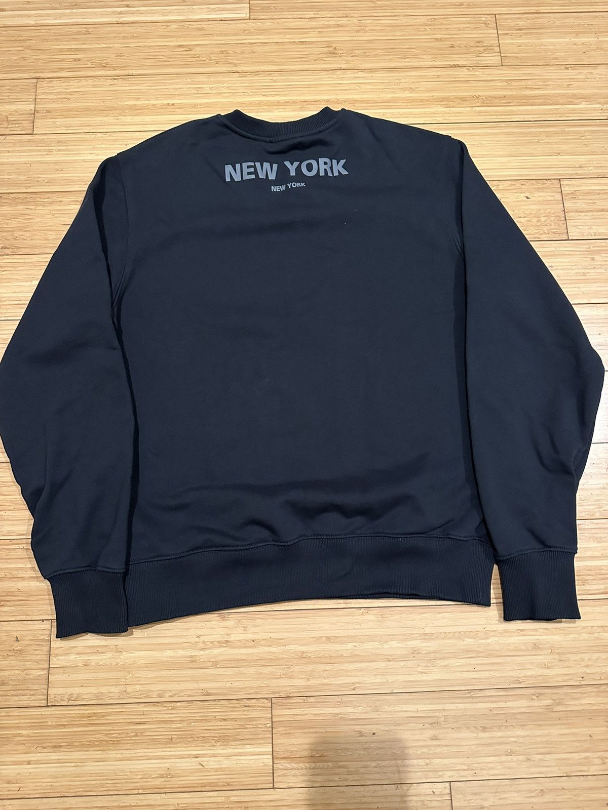 Helmut Lang Helmut Lang Cross Crewneck Size Small Size US M / EU 48-50 / 2 - 9 Thumbnail